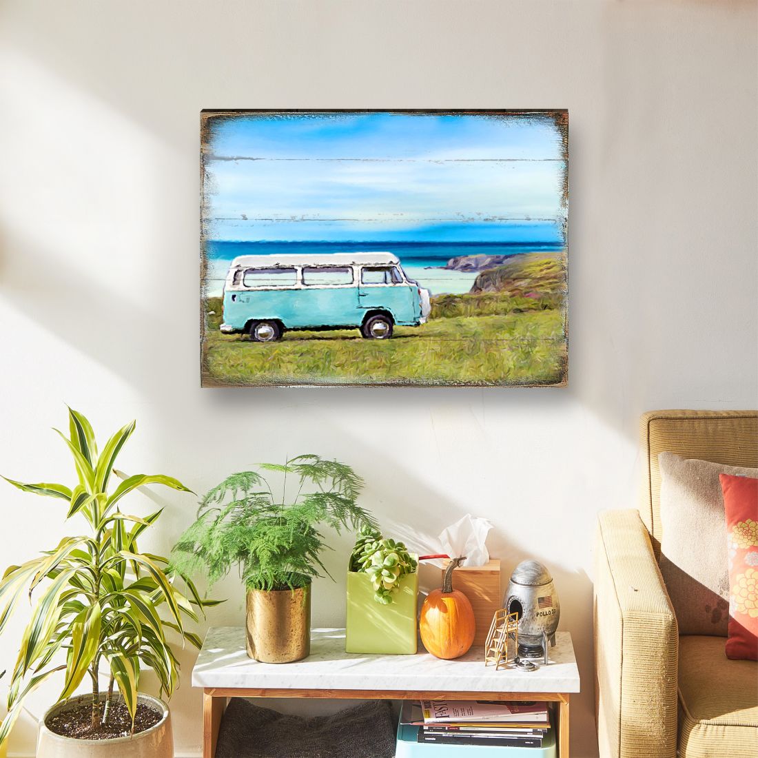 Spangler Van Wood Wooden Coastal Wall Art by Nature Wonders - Coastal Sea-Life Decor - 95269B