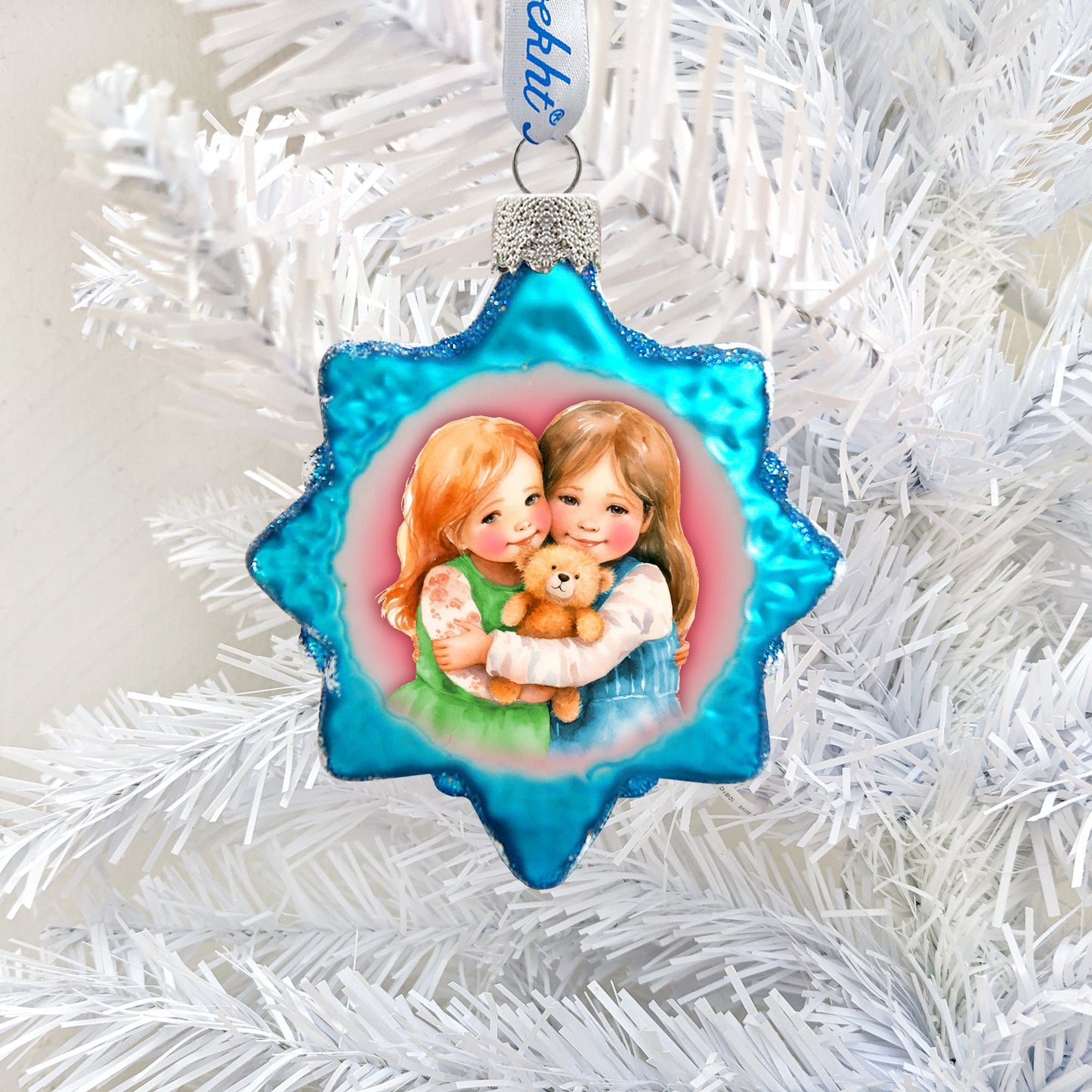 Sister's Love Mercury Glass Ornaments by G. Debrekht - Christmas Decor - 776010