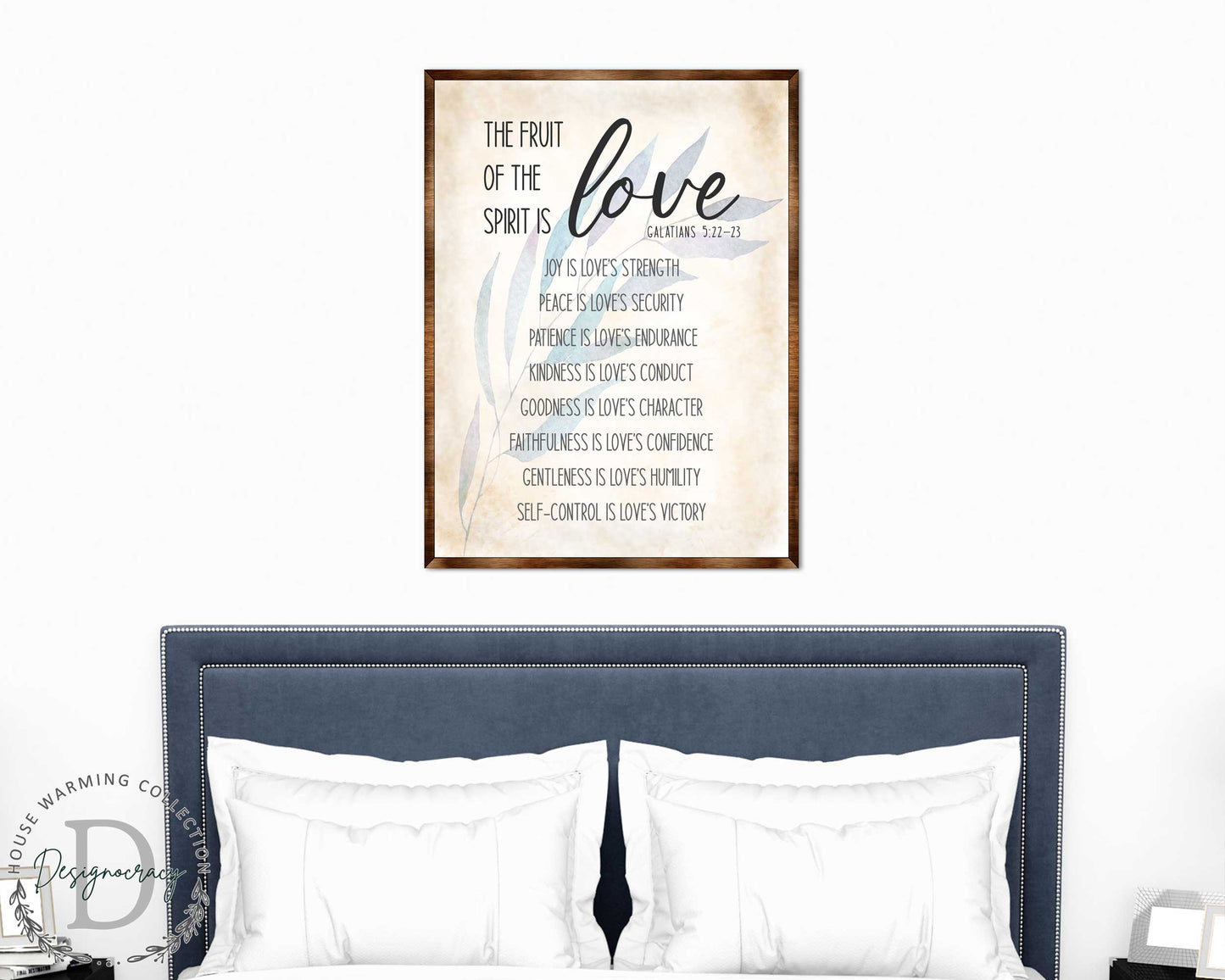 Fruit of the Spirit Sign - Wooden Christian sign - Verse sign - Galatians 5 22 - House warming gift - Bible sign - Scripture sign - 310347