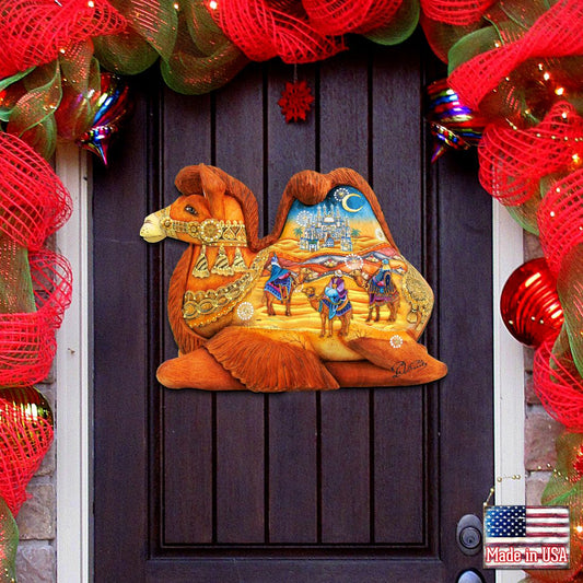 Three Kings Nativity Door Decor by G. DeBrekht - Nativity Holiday Decor - 8126519H