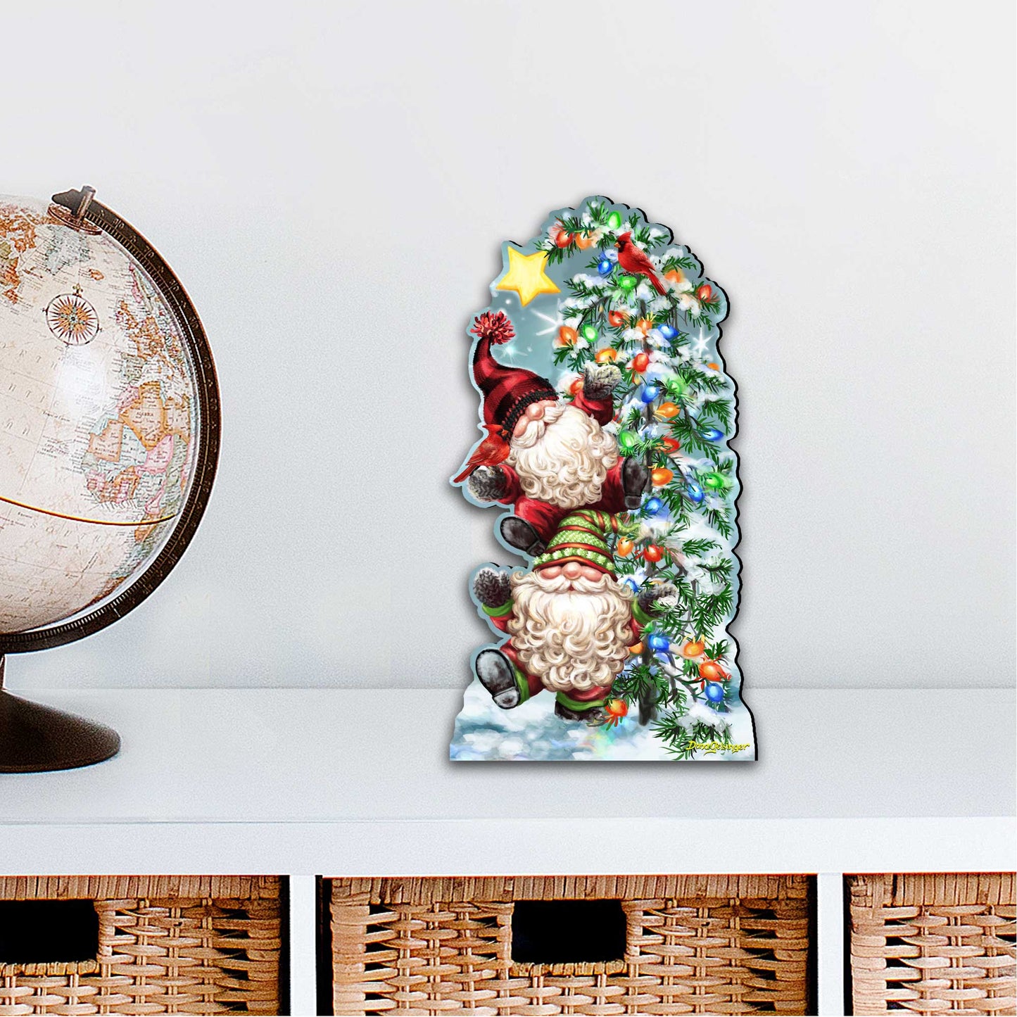 Trimming the Tree Holiday Door Decor by D. Gelsinger - Christmas Decor - 8461064H-DG