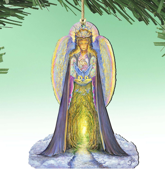 Weep of the World Wooden Ornaments by Josephine Wall - Christmas Decor - 845623-JW