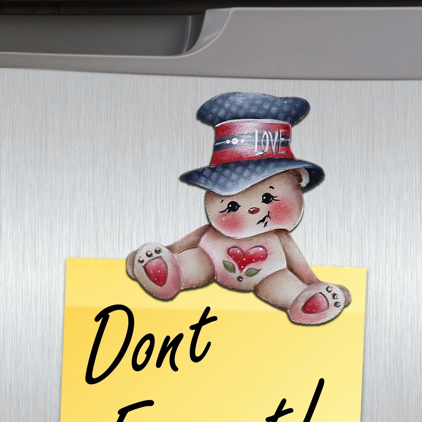 Big Hat Brigade Decorative Wooden Magnets Set of 6 by Jamie Mills-Price - Christmas Decor - 8090046G-S6