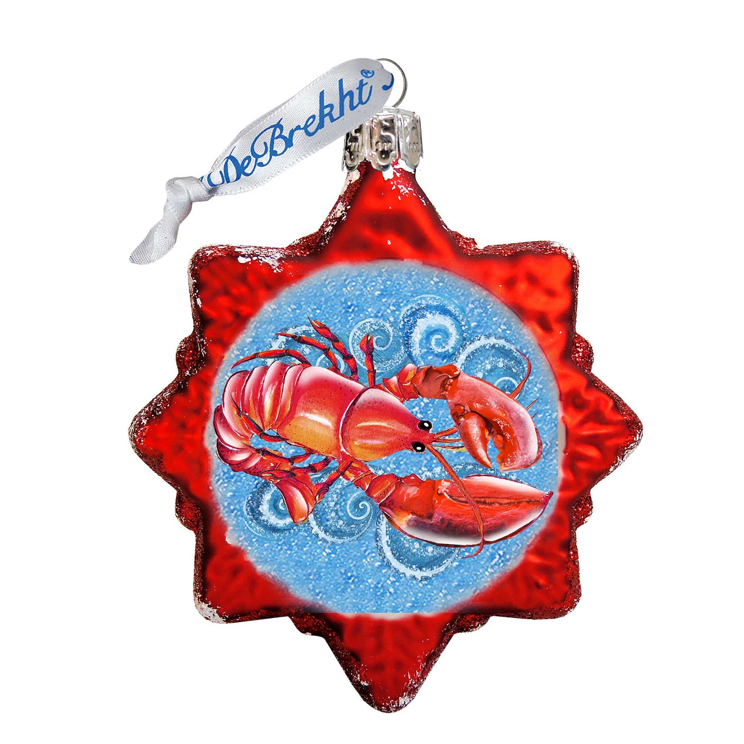 Lobster Mercury Glass Ornament by G. DeBrekht - Coastal Holiday Decor - 776280