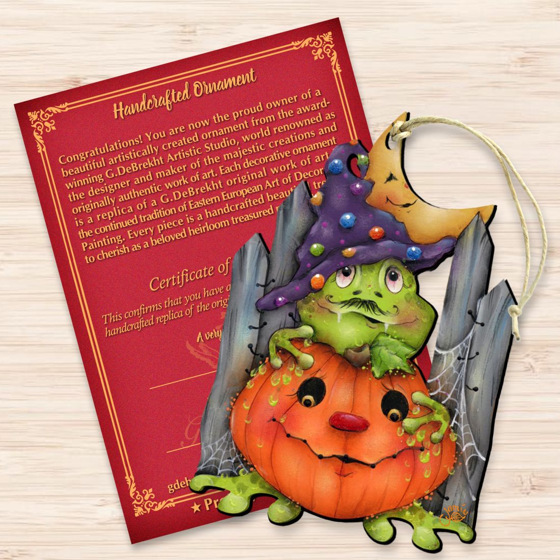 Jeepers Creepers Wooden Ornaments Halloween by Jamie Mills-Price - Thanksgiving Halloween Decor - 8457403