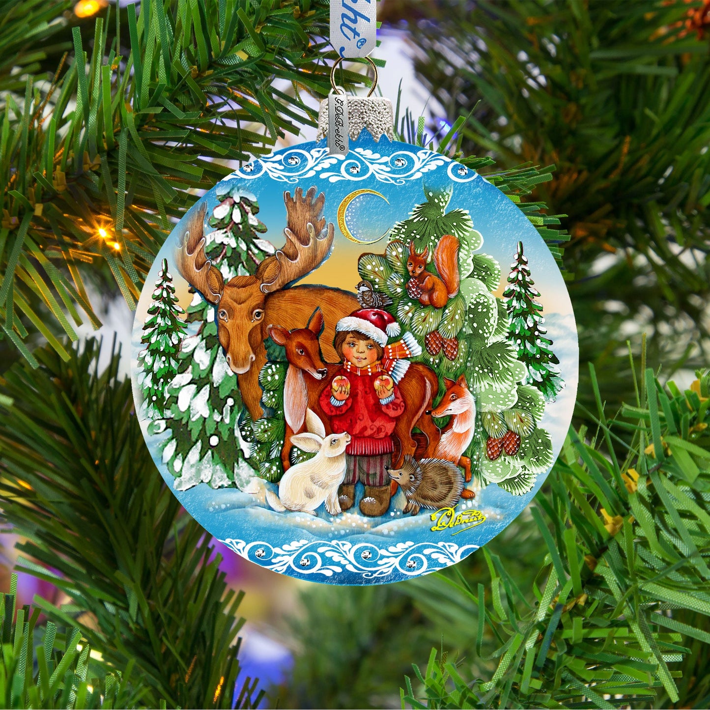Winter Wonderland Glass Ornament by G. DeBrekht - Christmas Décor - 73372