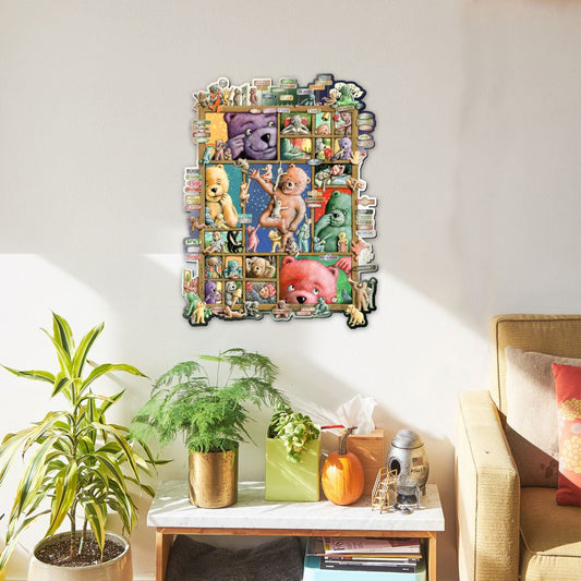 Your Five Senses Whimsical Wall Art by Laura Seeley - Love Family Kids Decor - 8513012-LS