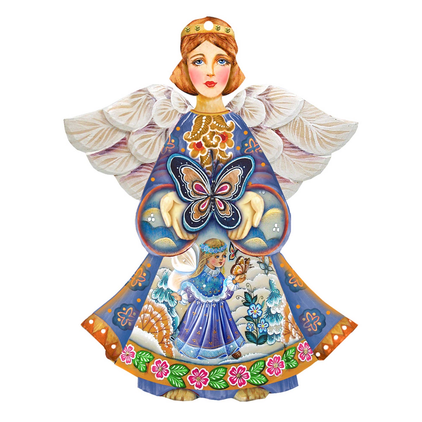 Butterfly Spring Angel Door Decor by G. DeBrekht - Easter Spring Decor - 8154152H
