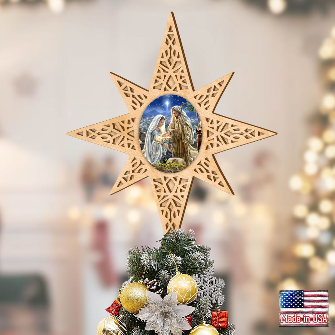 Glory To God Tree Topper by D. Gelsinger - Christmas Decor - 89483-DG