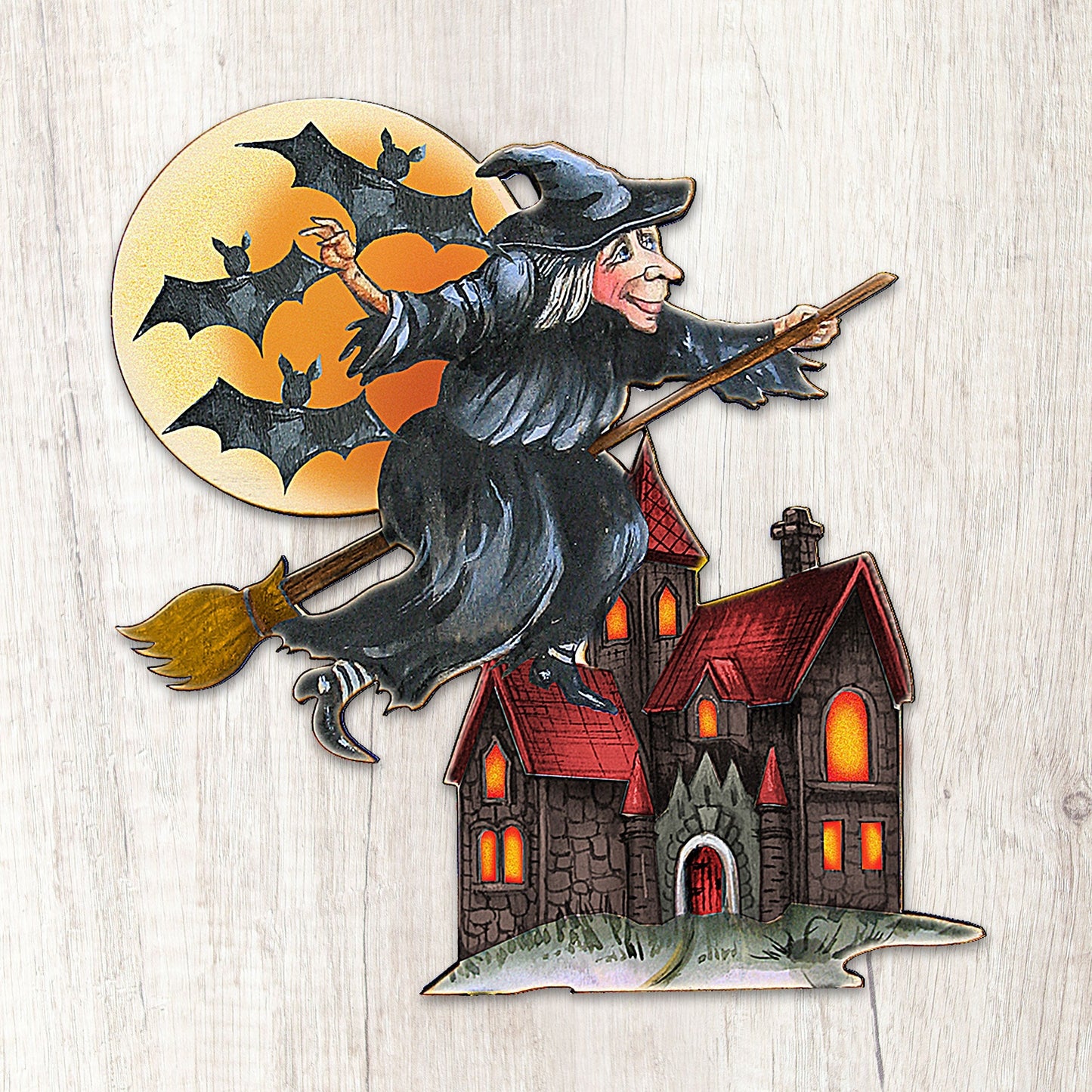 Witch Halloween Door Decor by G. DeBrekht - Thanksgiving Halloween Decor - 8114010H