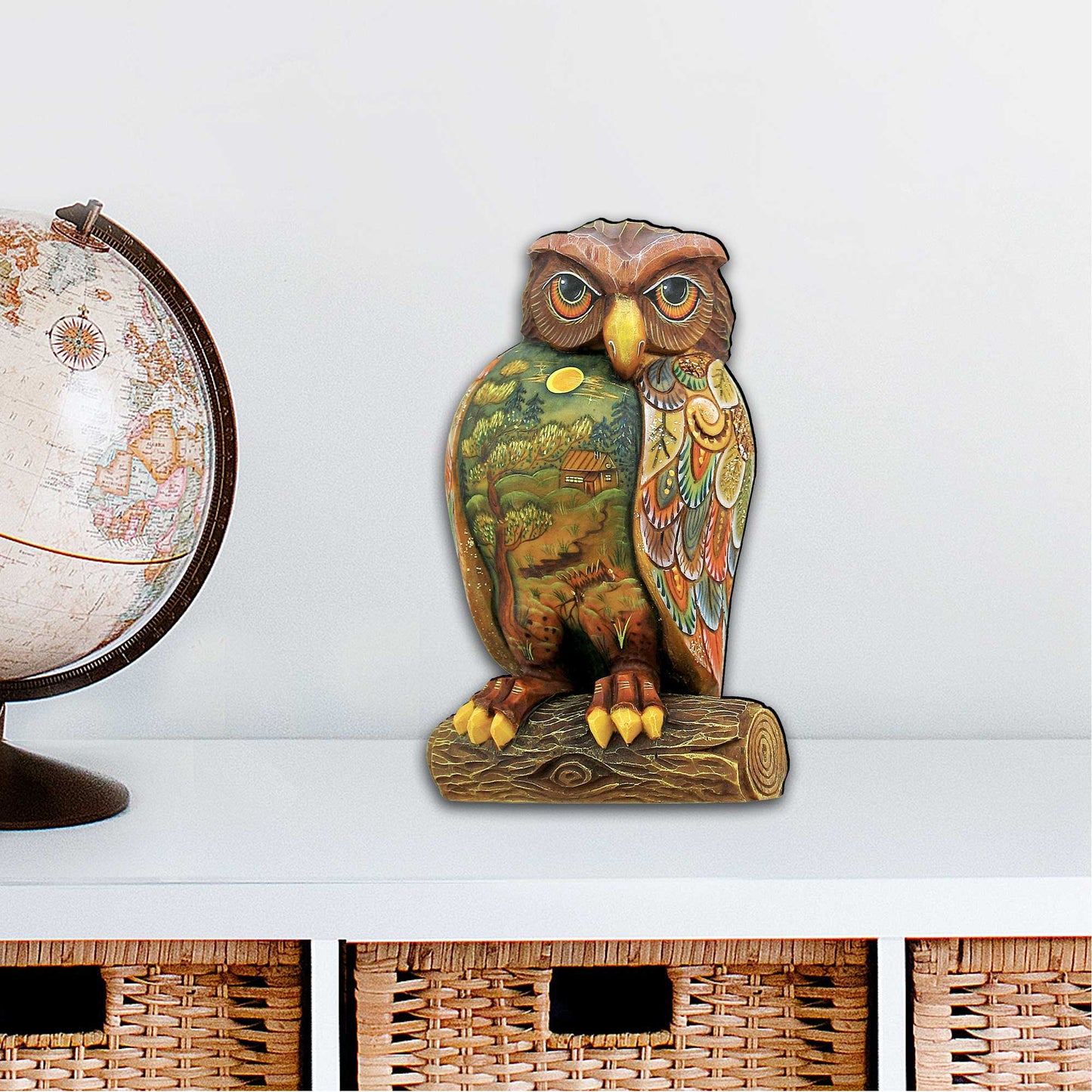 Owl Halloween Door Decor by G. DeBrekht - Thanksgiving Halloween Decor - 8158912H