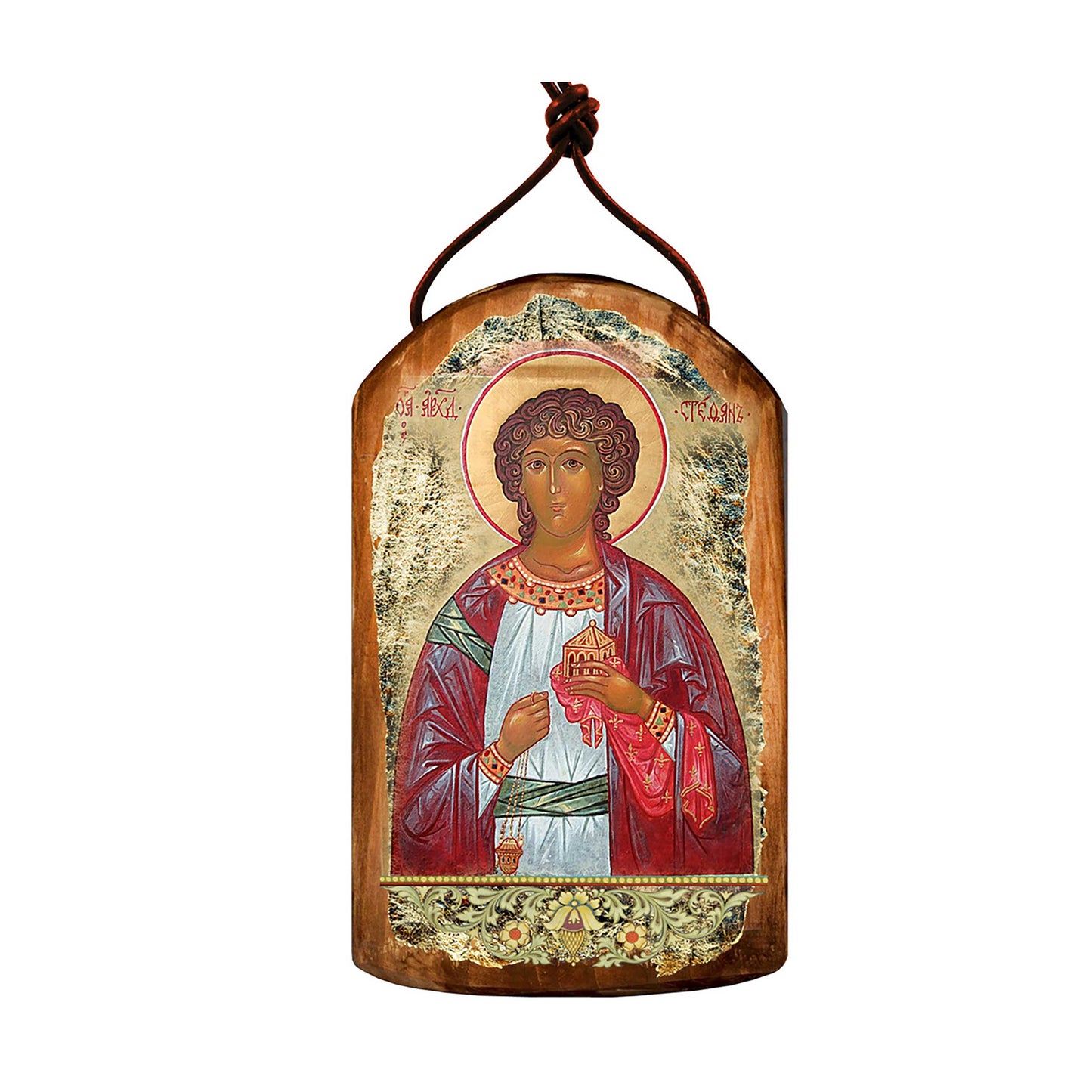 Saint Stephen Religious Orthodox Sacred Icon Ornament - Inspirational Icon Decor - 87056