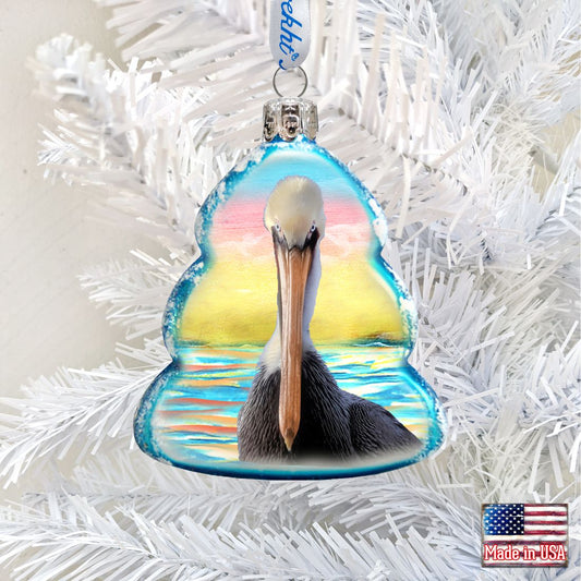 Glass Mercury Glass Ornament by G. DeBrekht - Coastal Holiday Decor - 776279