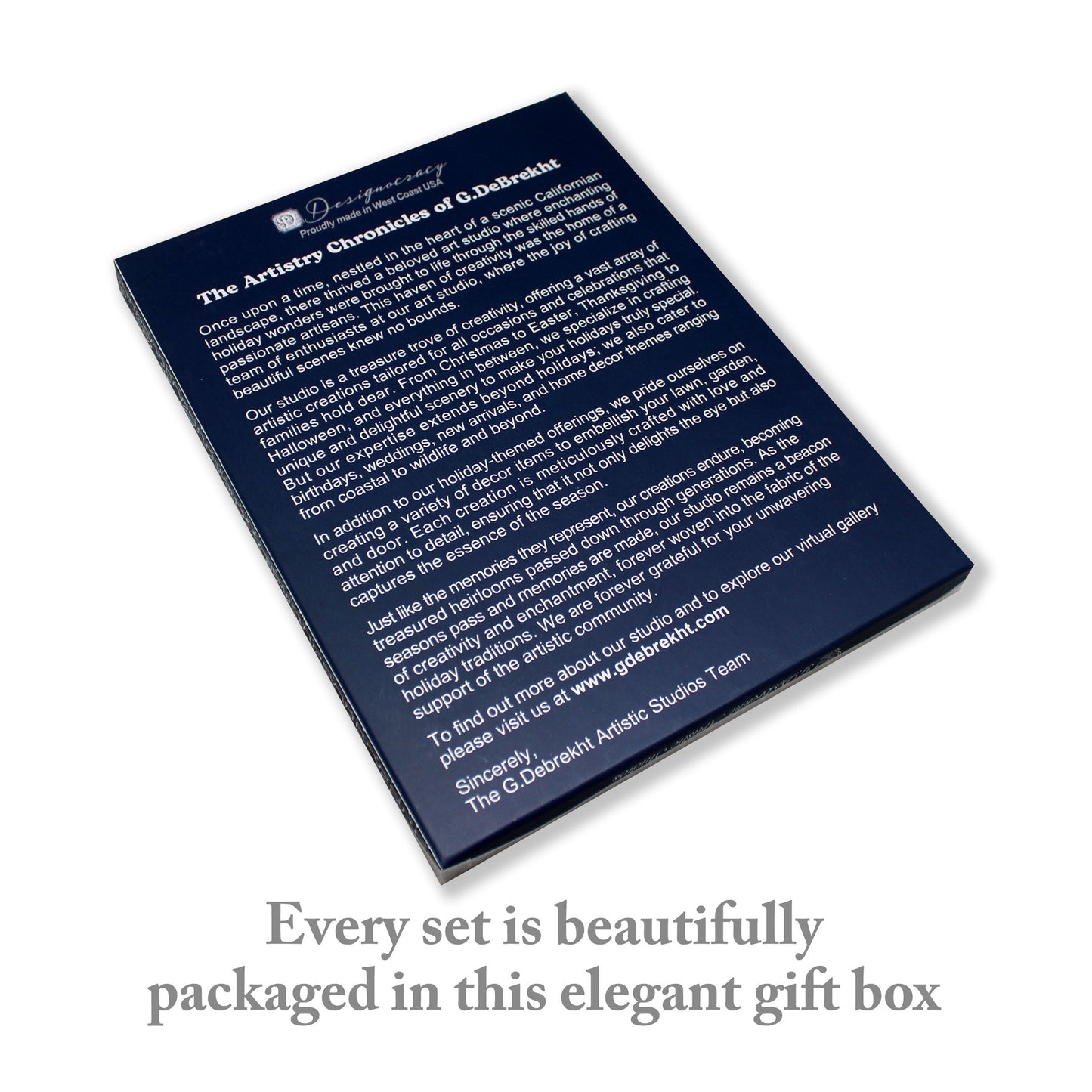 Santa Decorative Wooden Magnets Set of 6 by G. Debrekht - Christmas Santa Snowman Decor - 8090131G-S6