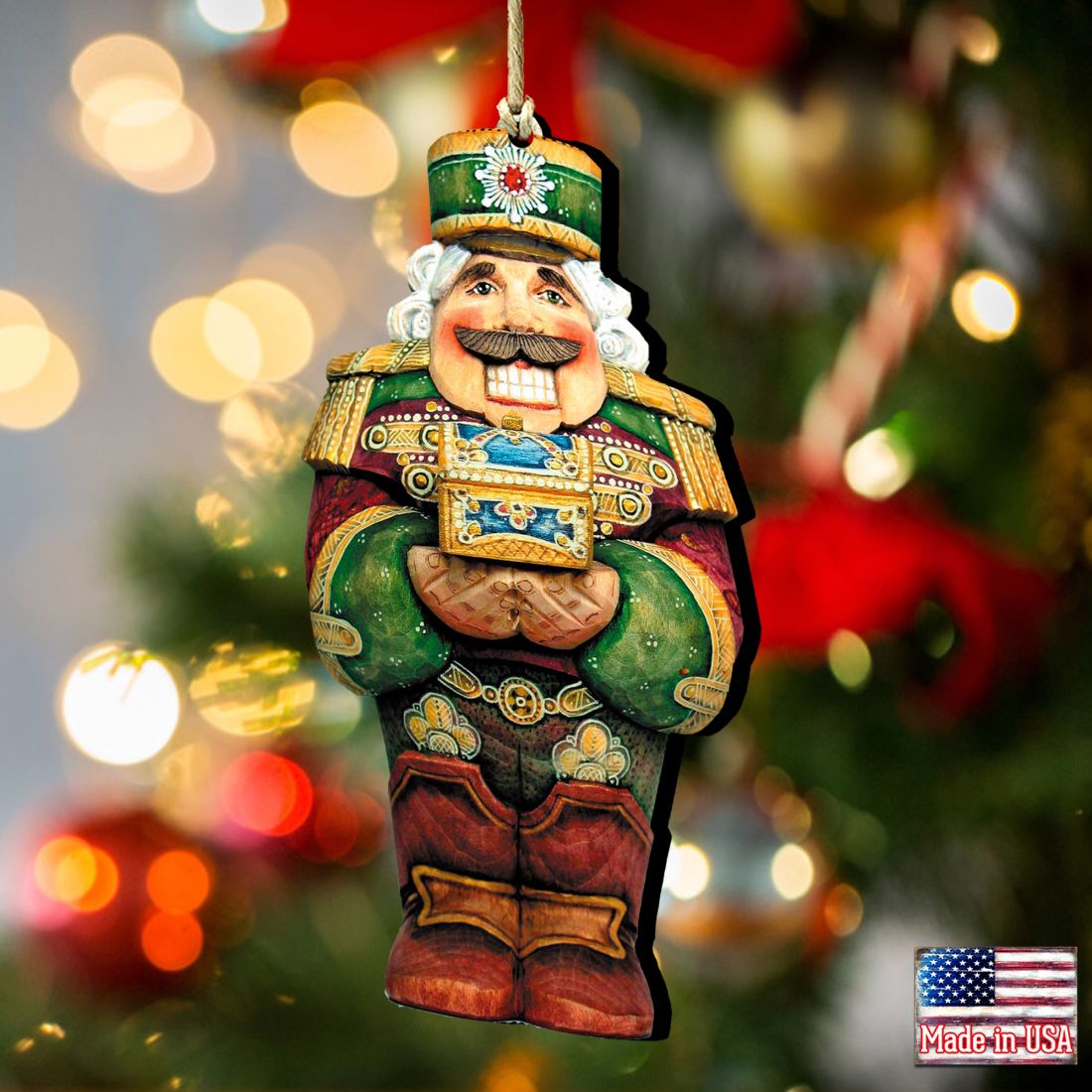 Nutcracker Wooden Ornaments Christmas by G. DeBrekht - Christmas Decor - 8153313