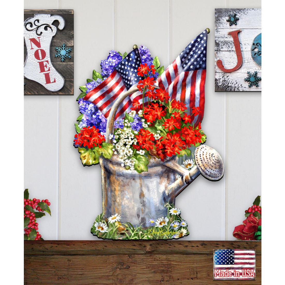 Celebrating the American Freedom Door Decor by Gelsinger - American Christmas Decor - 8461040H-1711