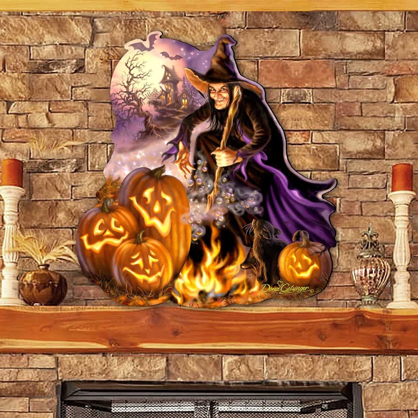 All Hallows Eve Holiday Door Décor by D. Gelsinger - Halloween Décor - 8461091H-0821