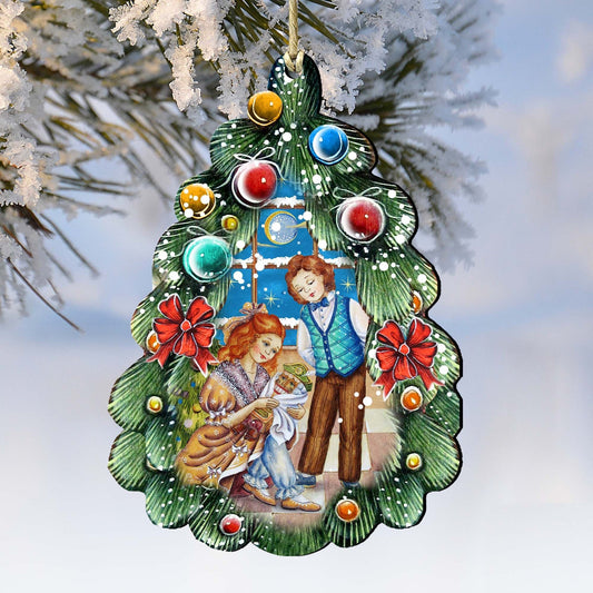 Nutcracker Christmas Tree Wooden Ornaments by G. DeBrekht - Christmas Decor - 8119184