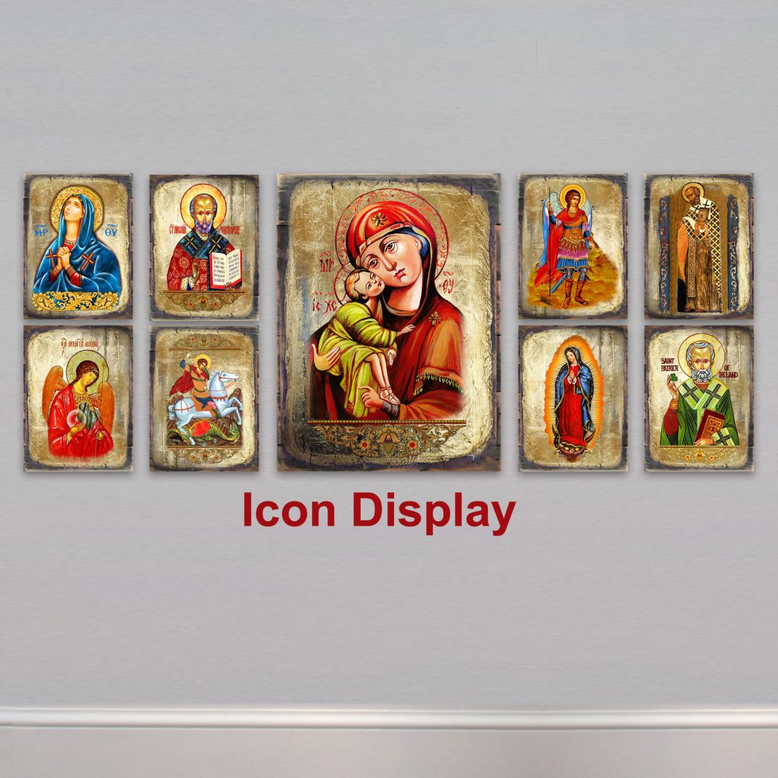 The Last Supper Wooden Gold Plated Religious Christian Sacred Icon - Inspirational Icon Décor - 85070