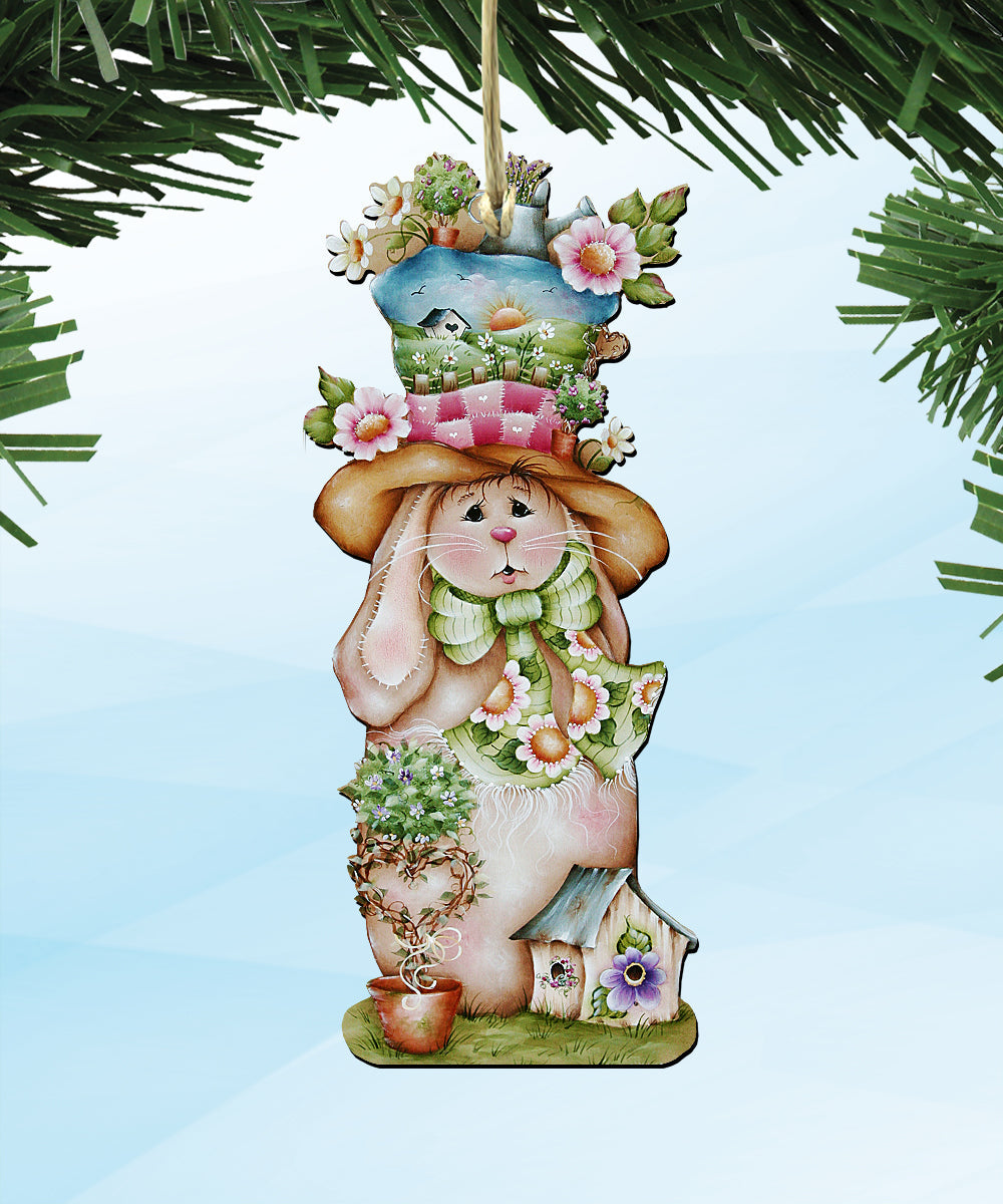 Easter Wooden Ornaments Set of 3 by Jamie Mills-Price - Easter Spring Decor - 8100086S3-MP