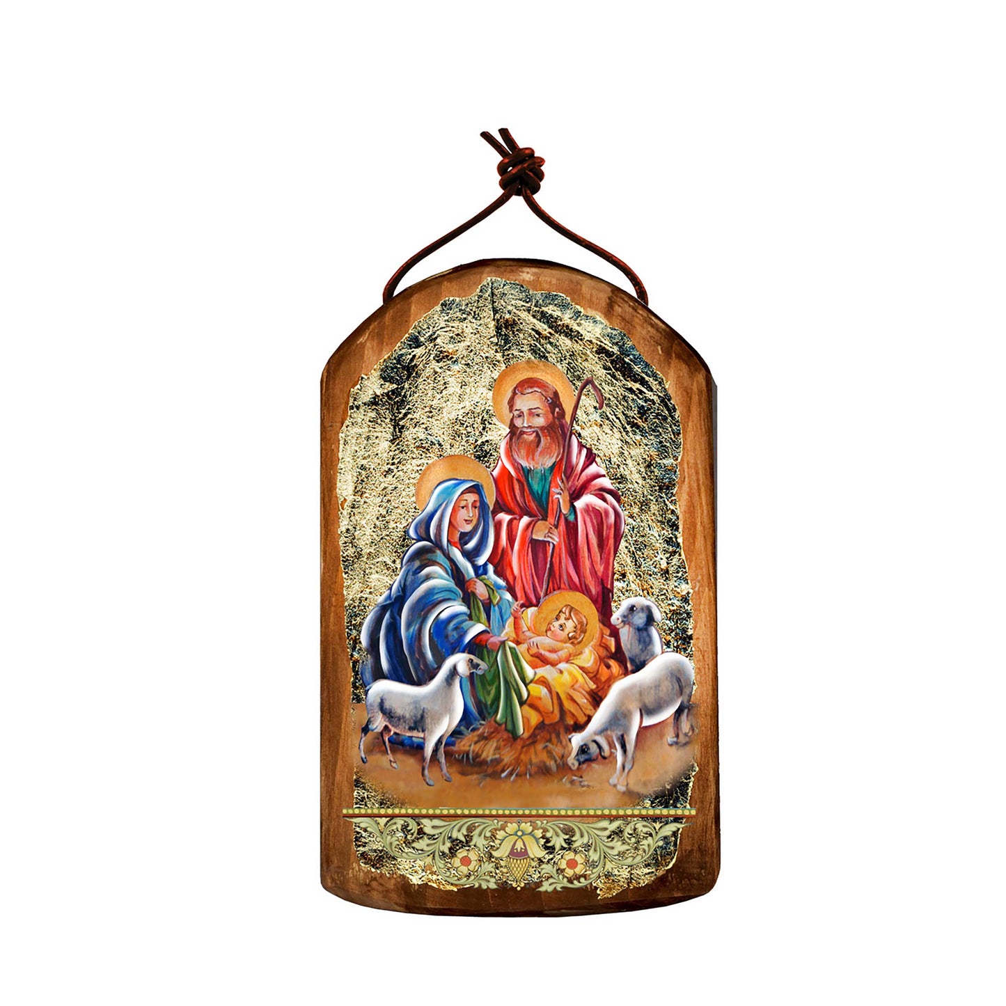Holy Family Religious Christian Sacred Icon Ornament - Inspirational Icon Decor - 87050
