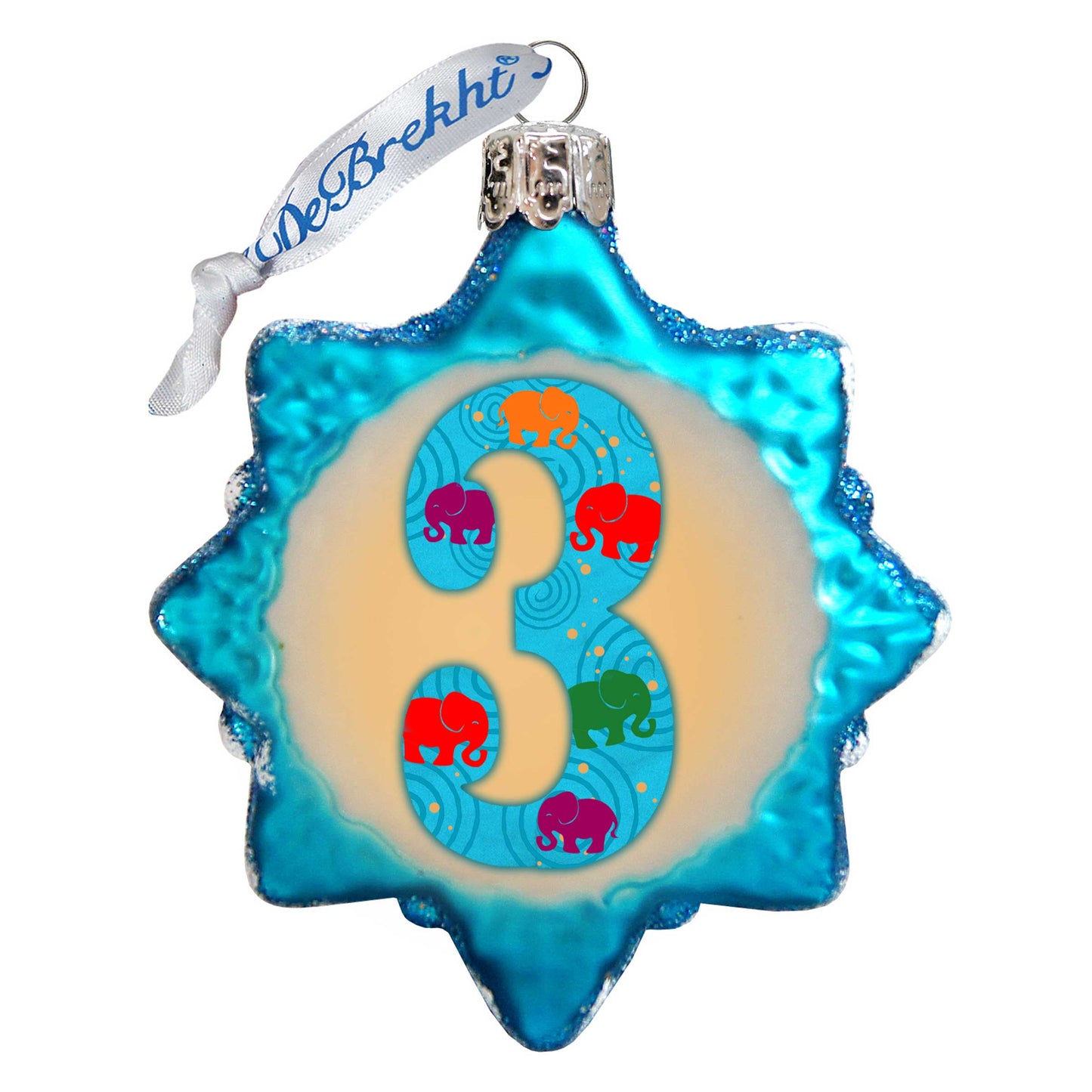 3 Mini Mercury Glass Ornament by G. DeBrekht - Love Family Kids Decor - 770003