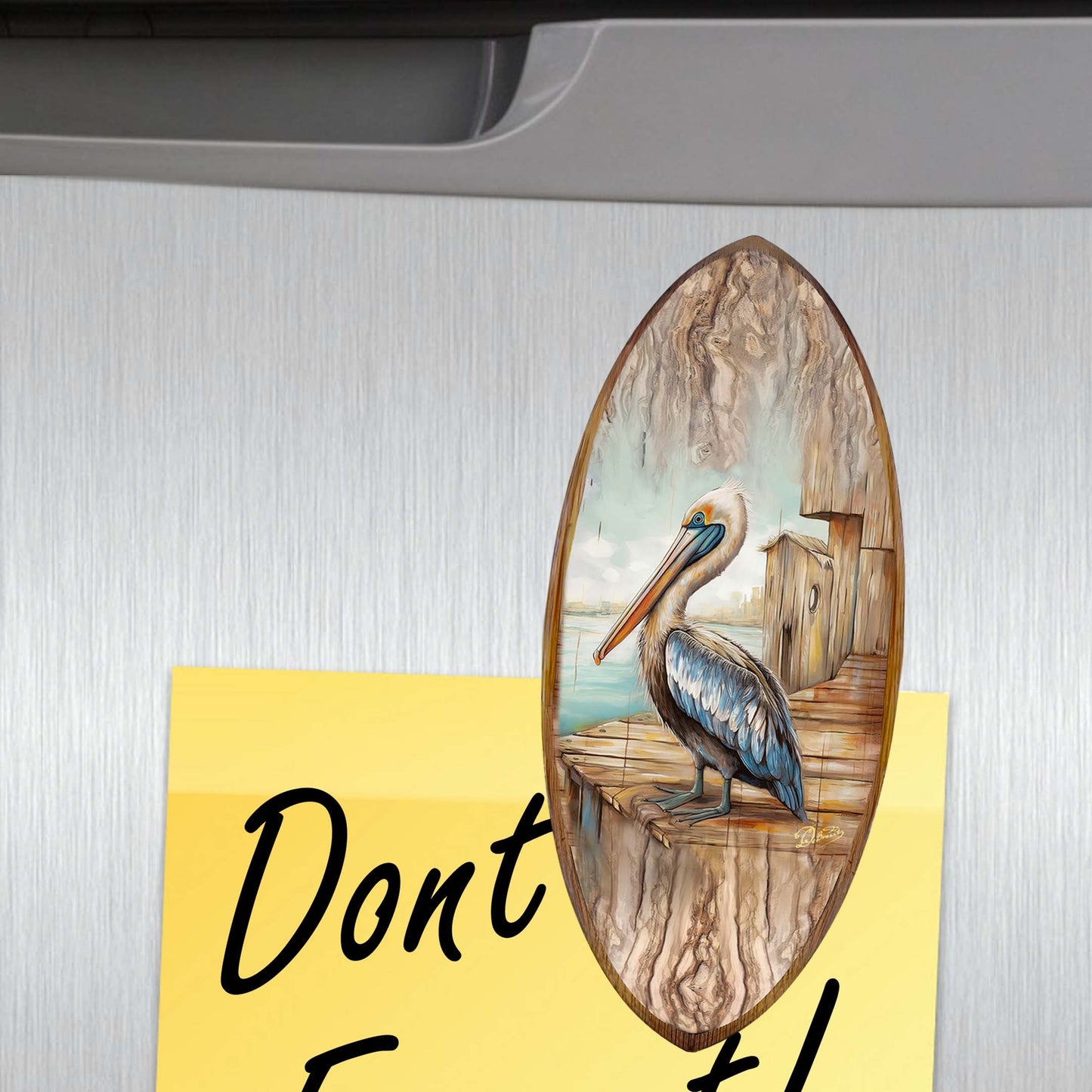 Coastal Charmers Surfboards Decorative Wooden Magnets Set of 6 by G. Debrekht - Coastal Decor - 8090070G-S6