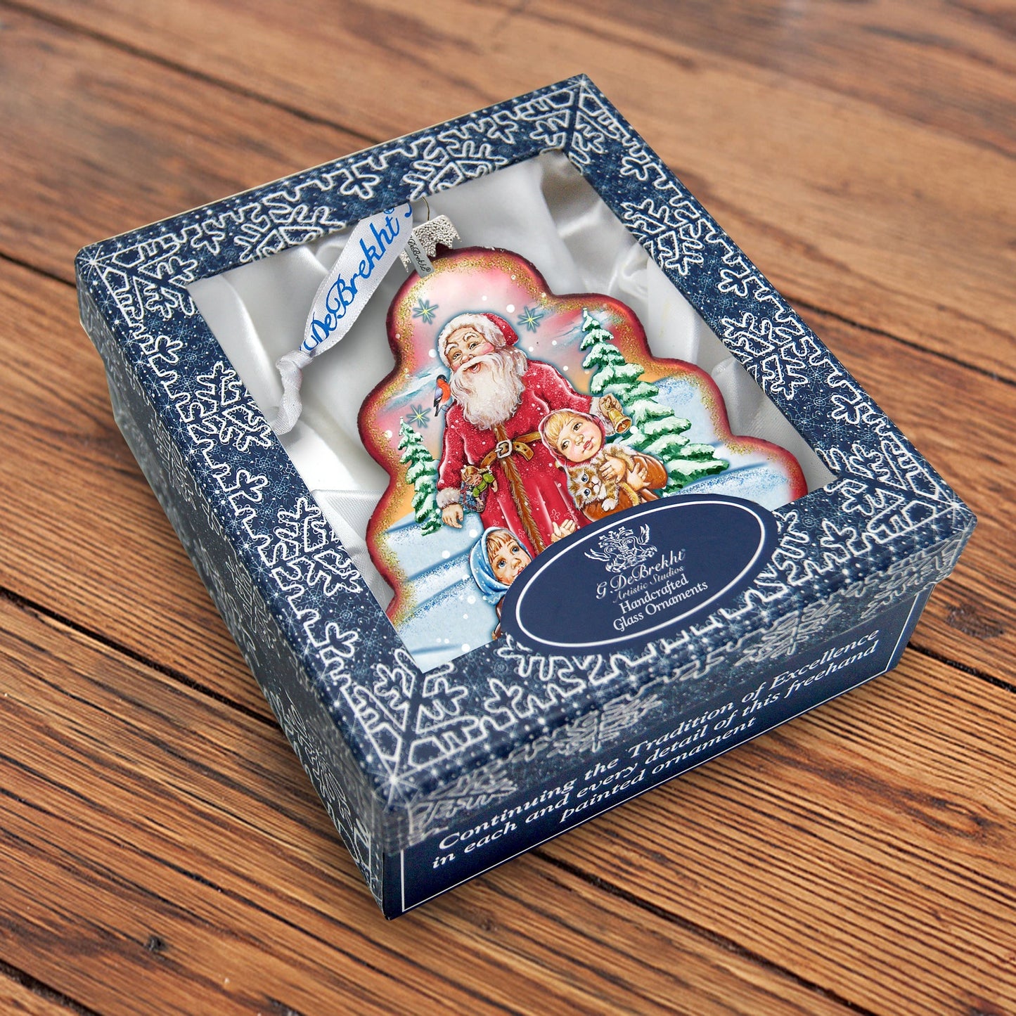 Time to Share Tree Glass Ornament by G. DeBrekht - Christmas Decor - 762-005