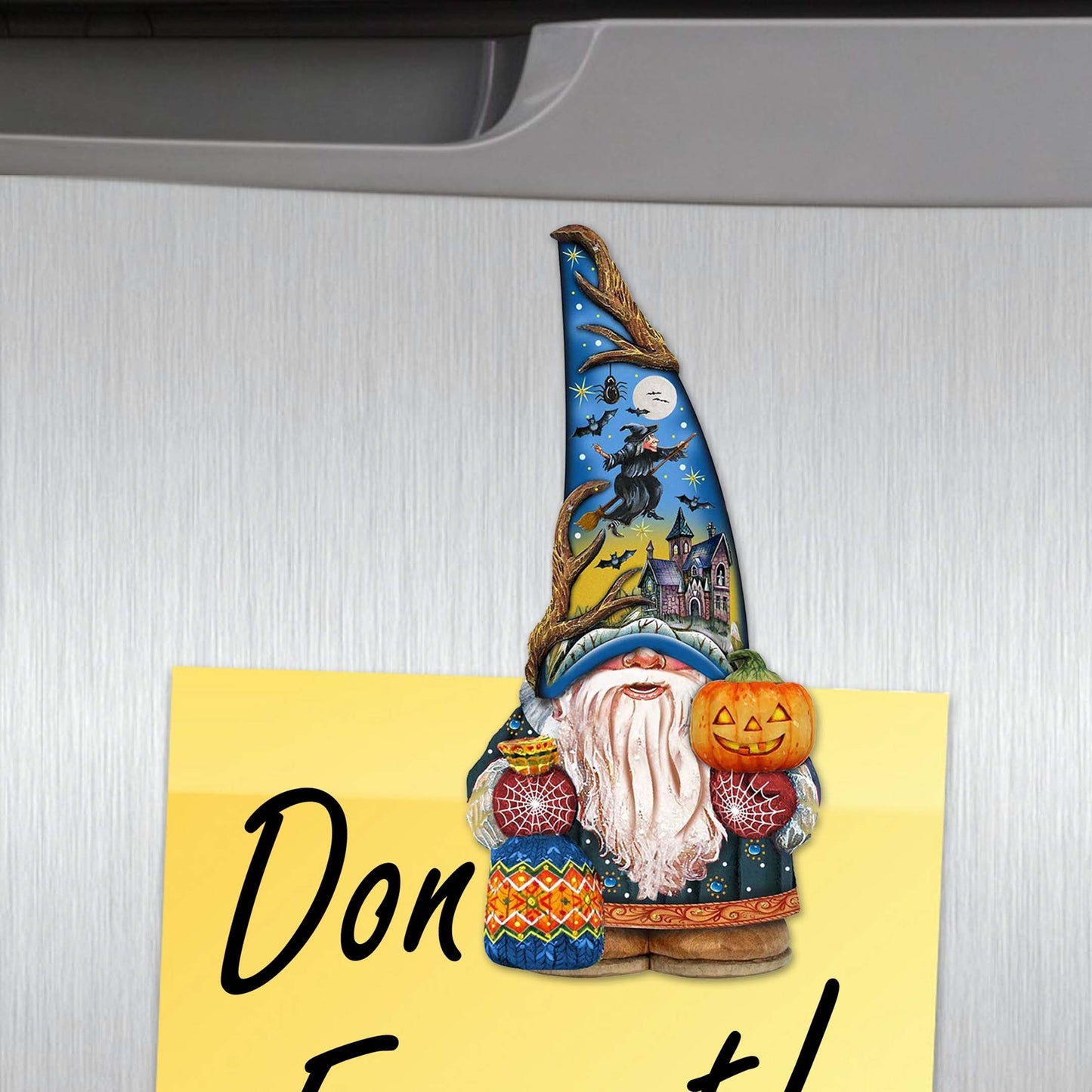 Holiday Gnomes Decorative Wooden Magnets Set of 6 by G. Debrekht - Christmas Decor - 8090138G-S6