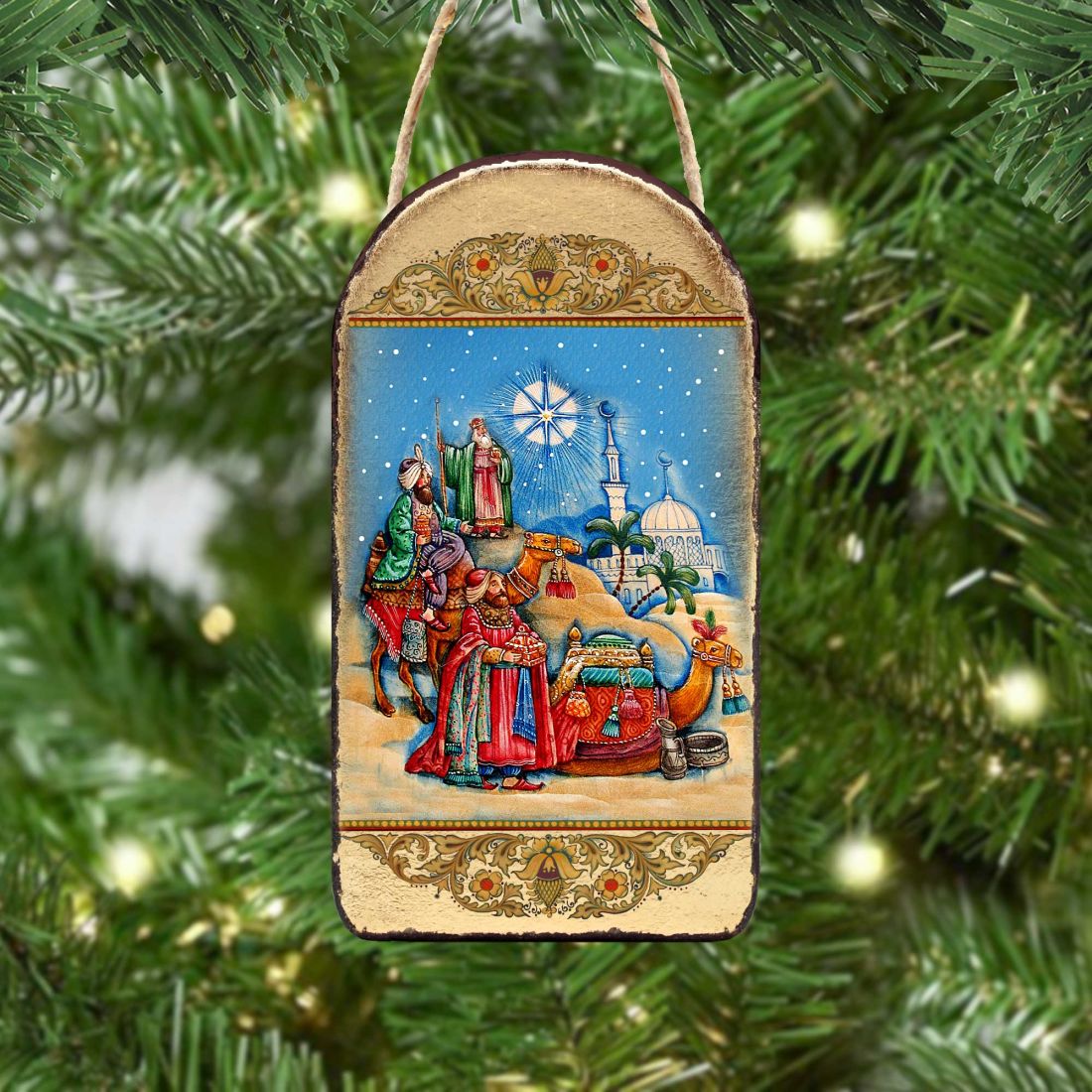 Three Kings Religious Christian Sacred Icon Ornament - Inspirational Icon Decor - 87039