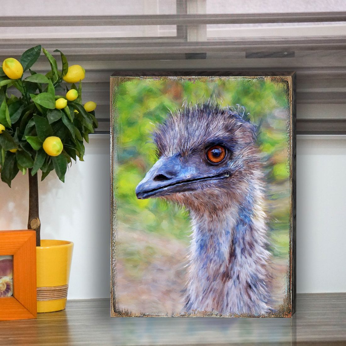 Appel Imu Art Wooden Wall Art by Nature Wonders - Nature Wildlife Decor  - 95243B