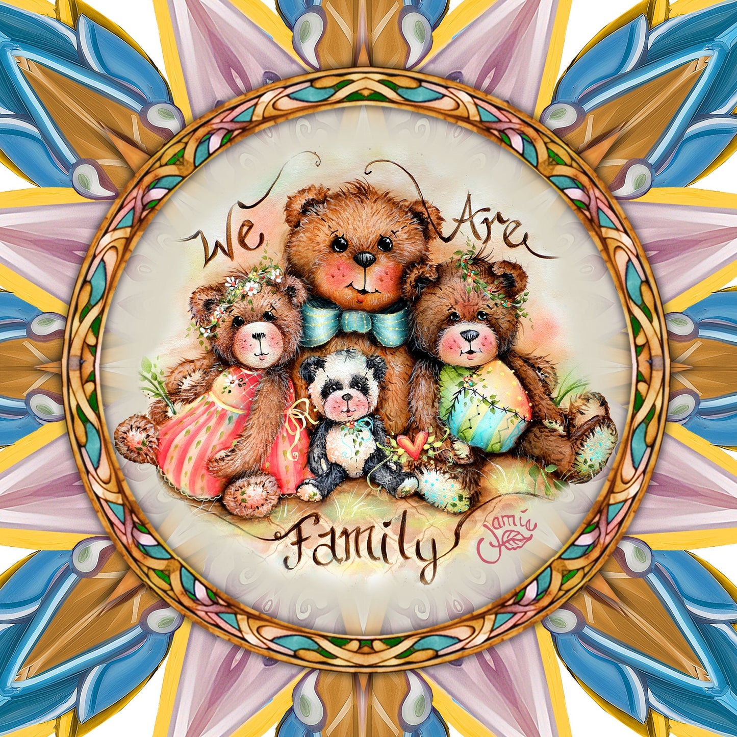 We Are the Family Tree Topper Wooden Decor by Jamie Mills-Price - Christmas Decor - 89520-MP