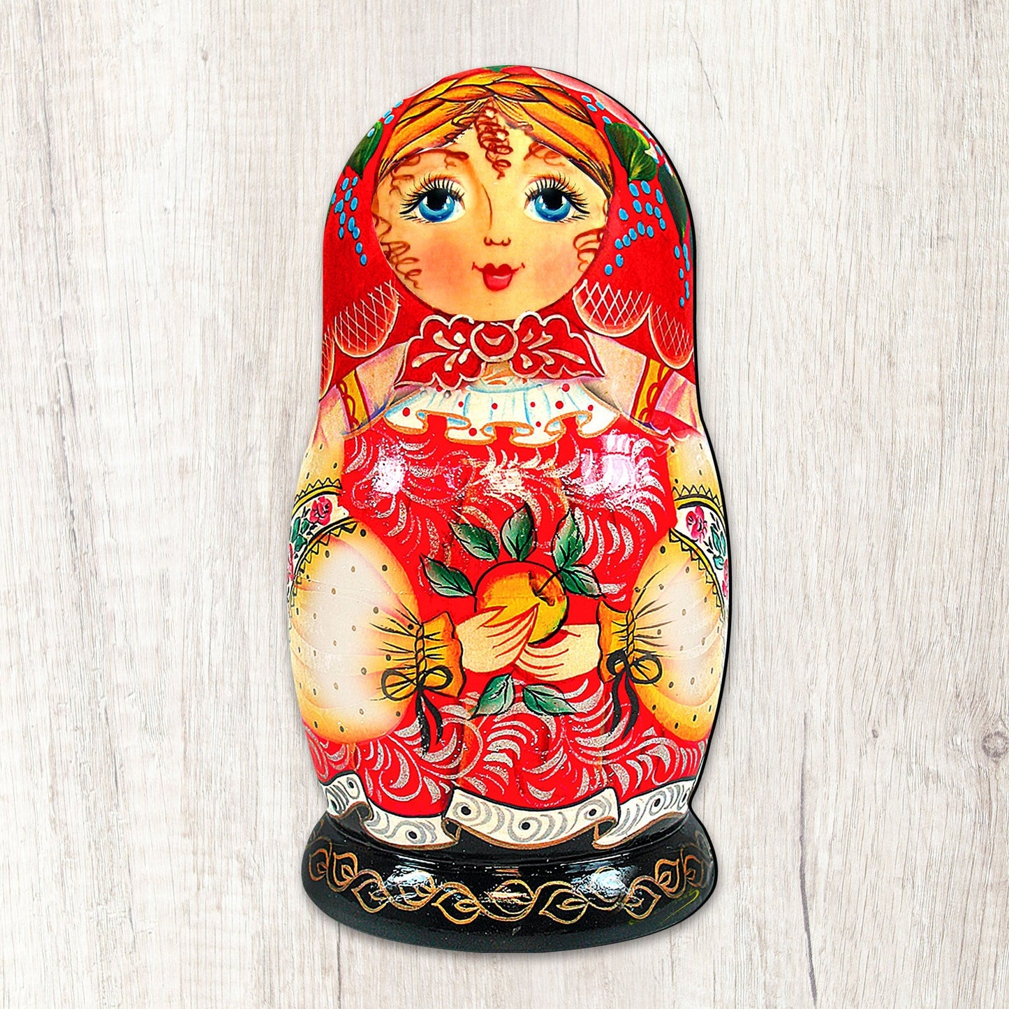 Nesting Doll Matreshka Holiday Door Decor by G. DeBrekht - Christmas Decor - 8115010H