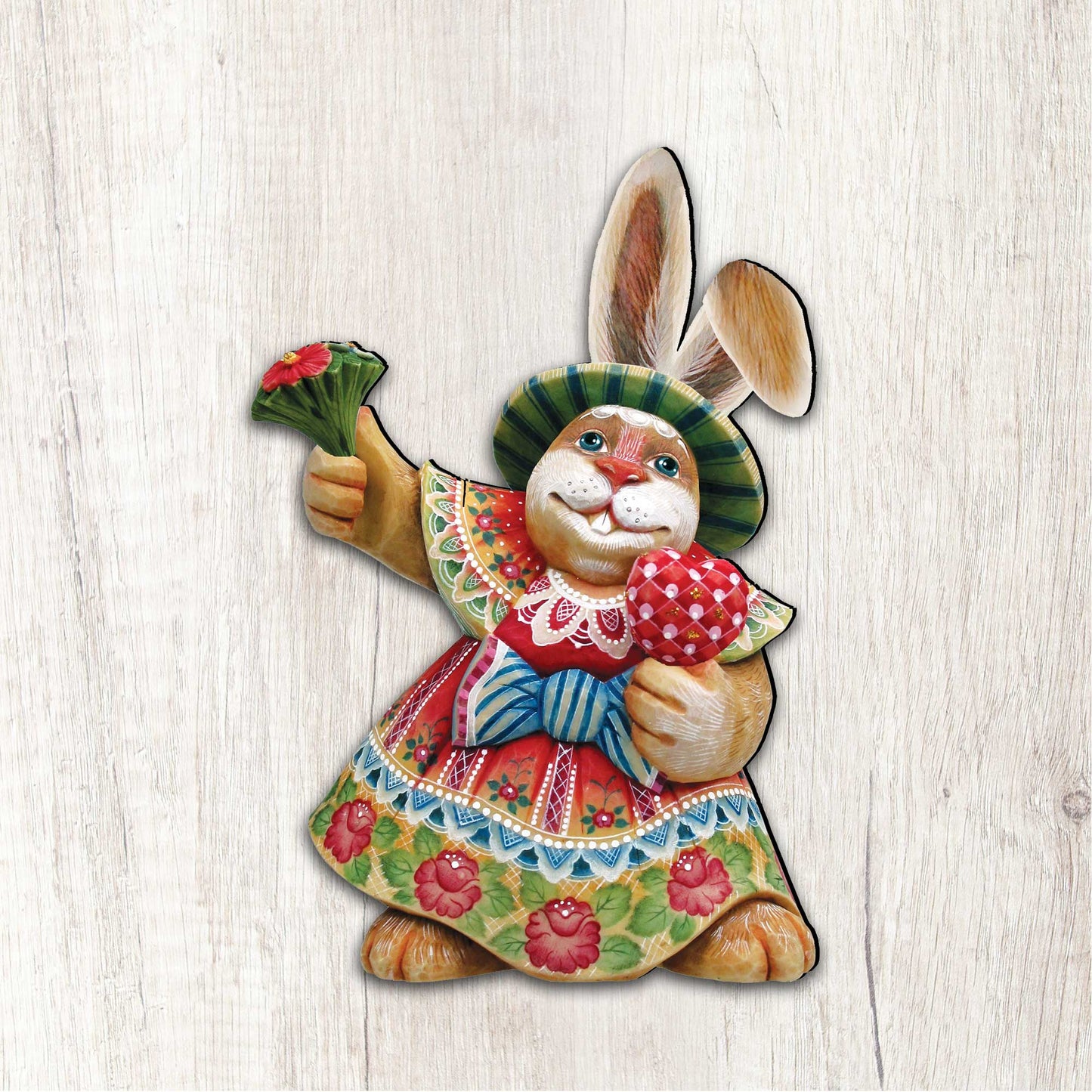 Easter Mommy Bunny Door Decor by G. DeBrekht - Easter Spring Decor - 8154421H