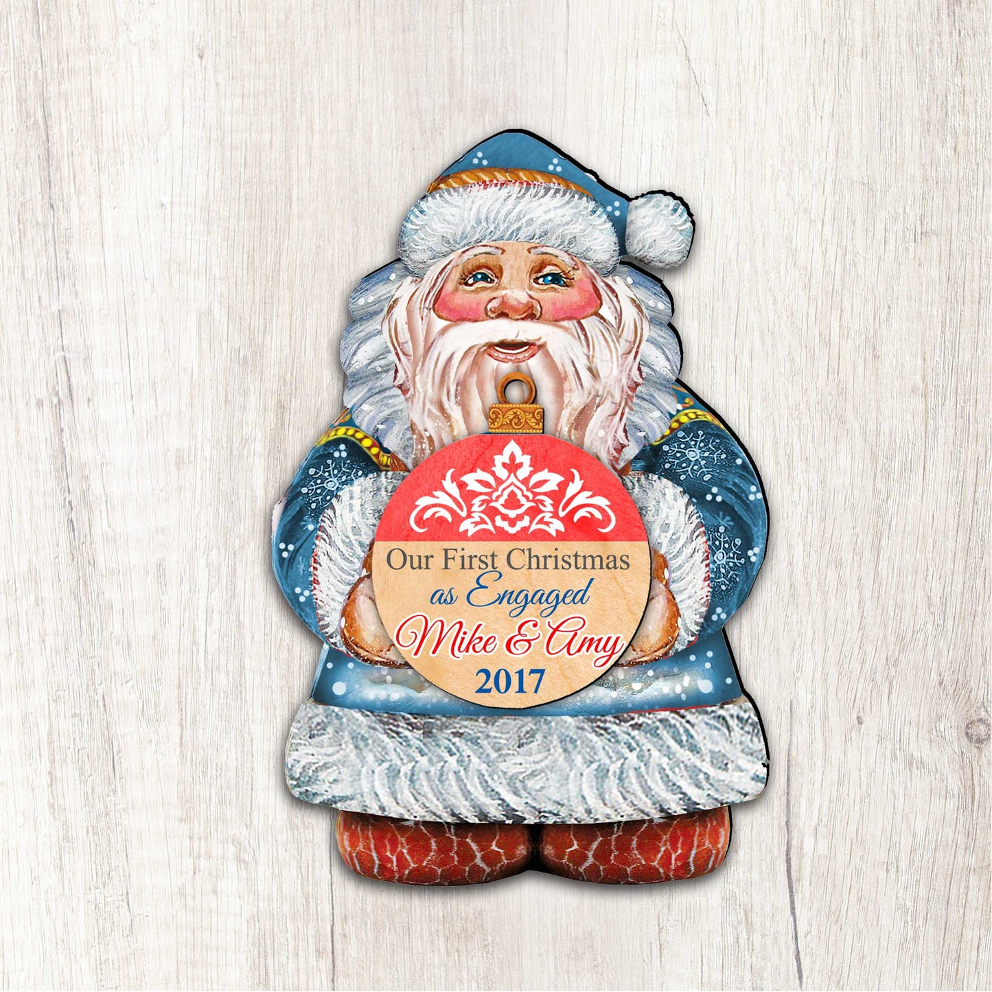 My First Christmas Santa Door Decor by G. DeBrekht - Christmas Santa Snowman Decor - 8117810-1H