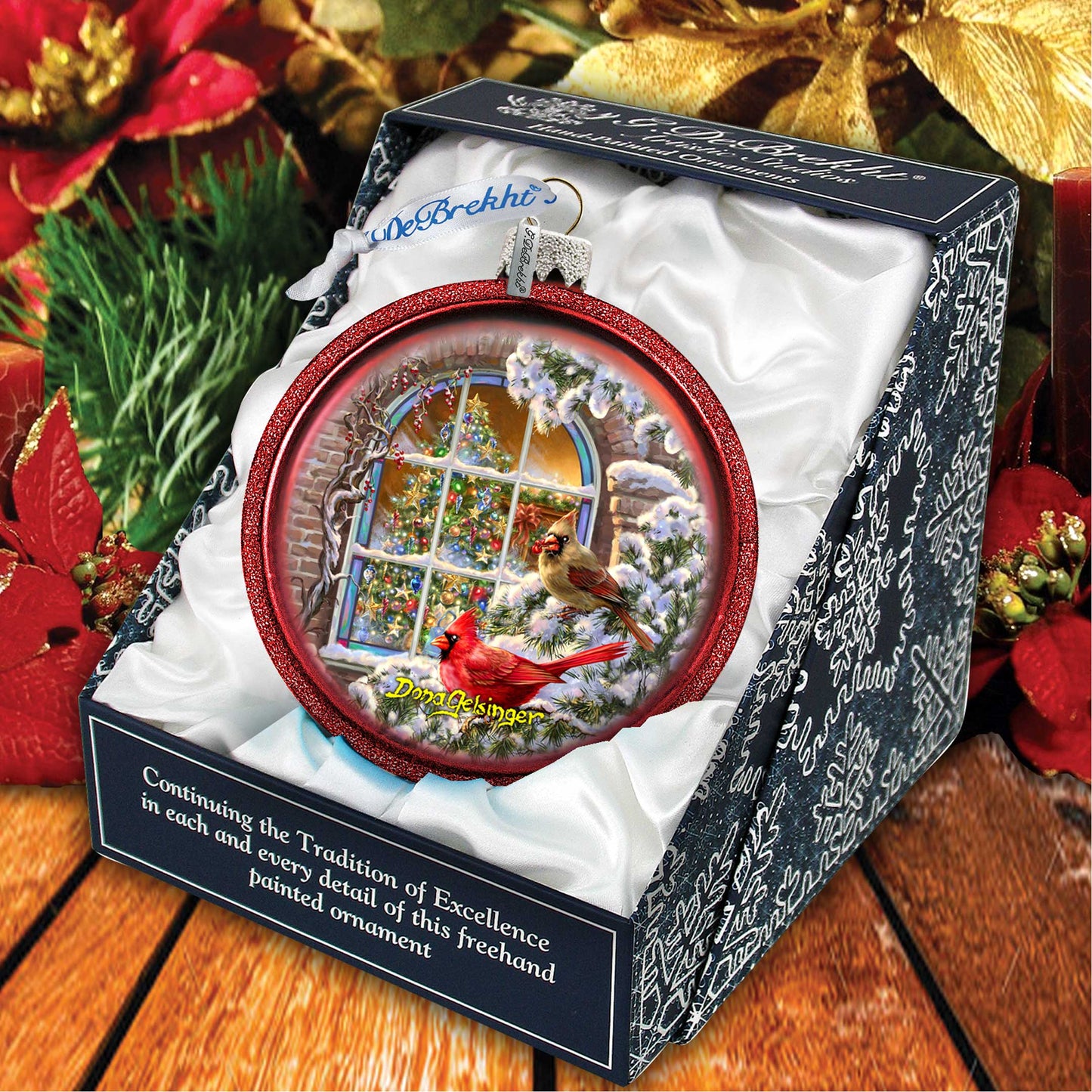 Christmas Window Glass Ornament by D. Gelsinger - Christmas Décor - 71110-2-1318