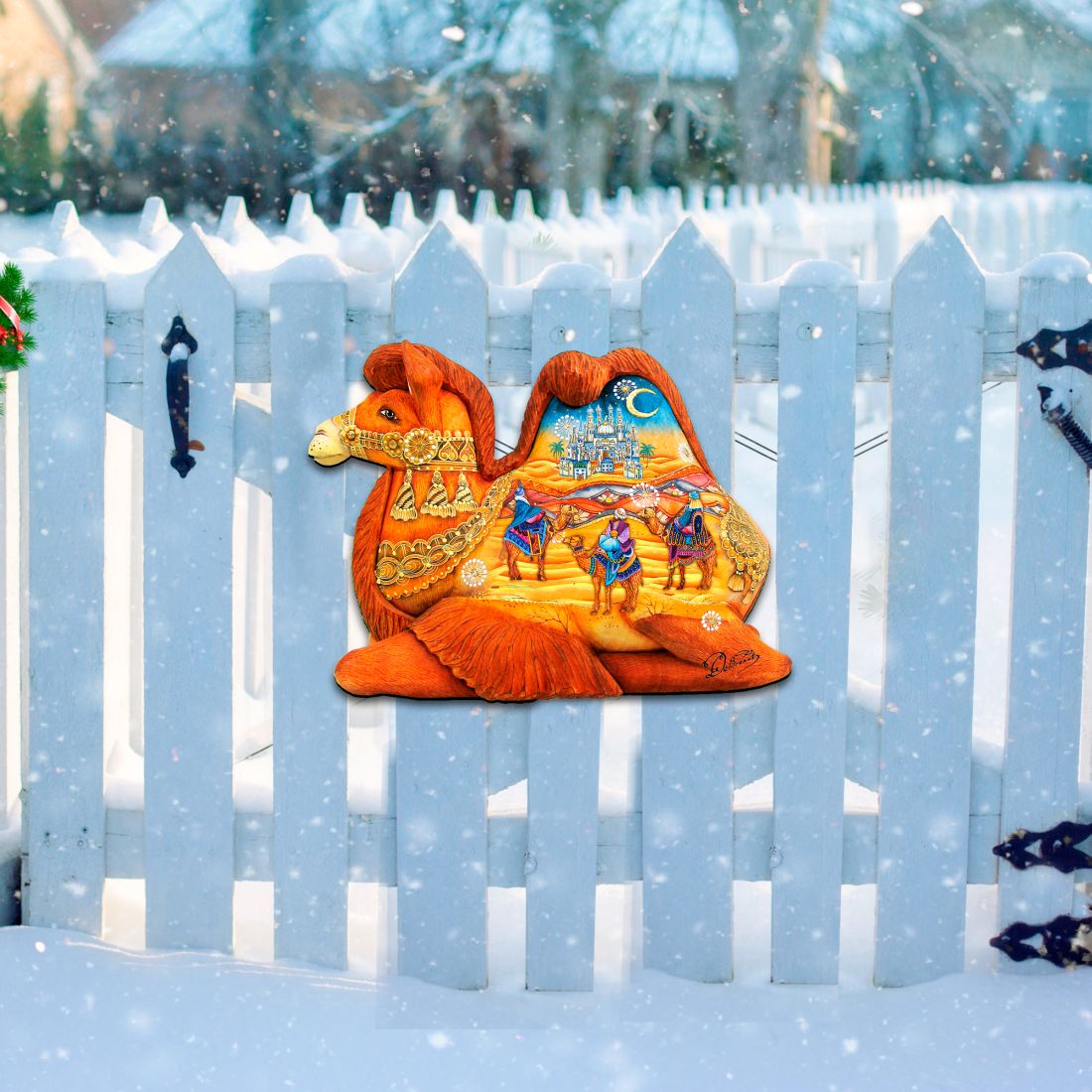 Three Kings Nativity Door Decor by G. DeBrekht - Nativity Holiday Decor - 8126519H