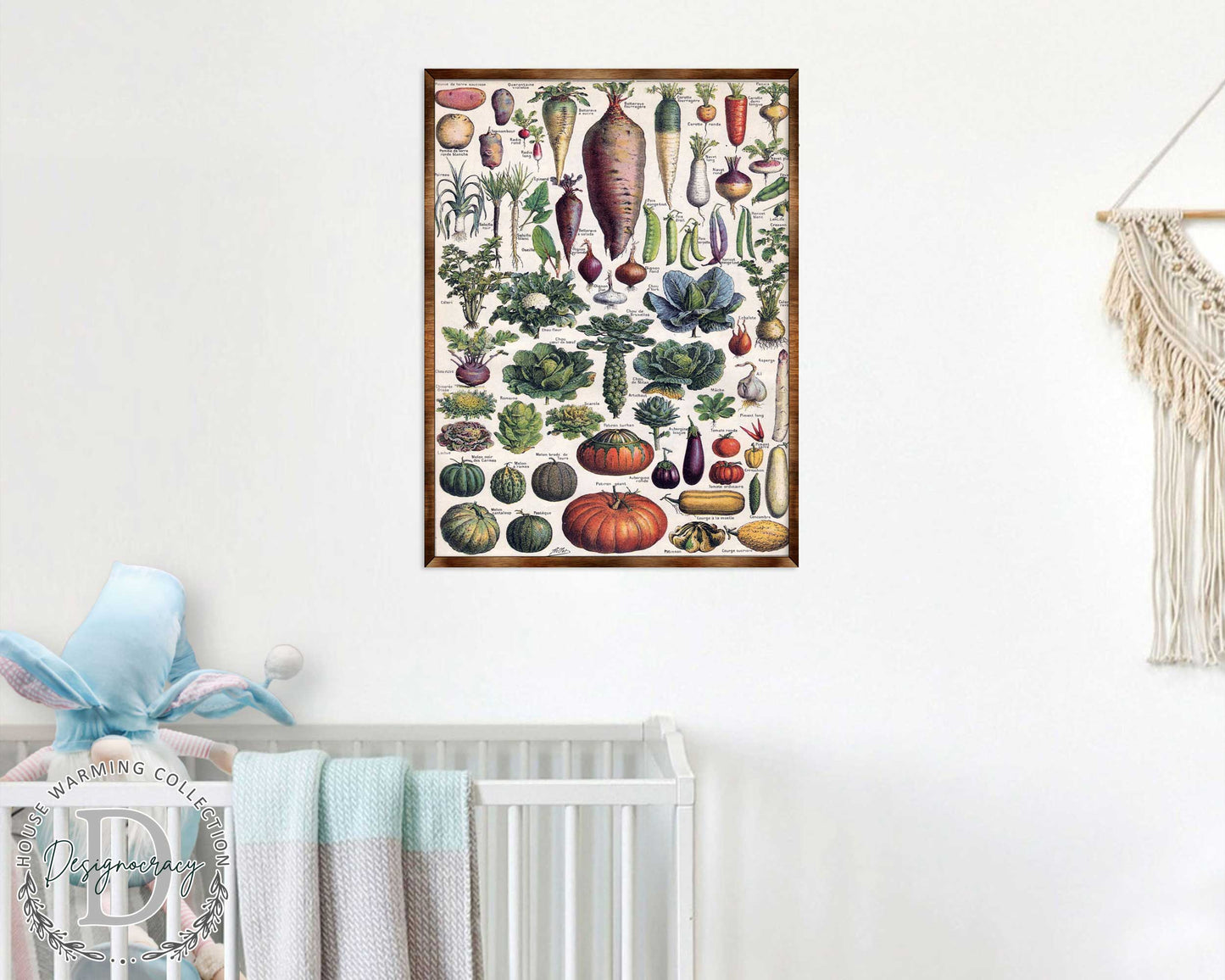 Root Vegetables Wall Decor - Kids room - ABC 123 Kids - Homeschool I Educational Poster - Art for kids - Vegetables - Classroom Decor 310226