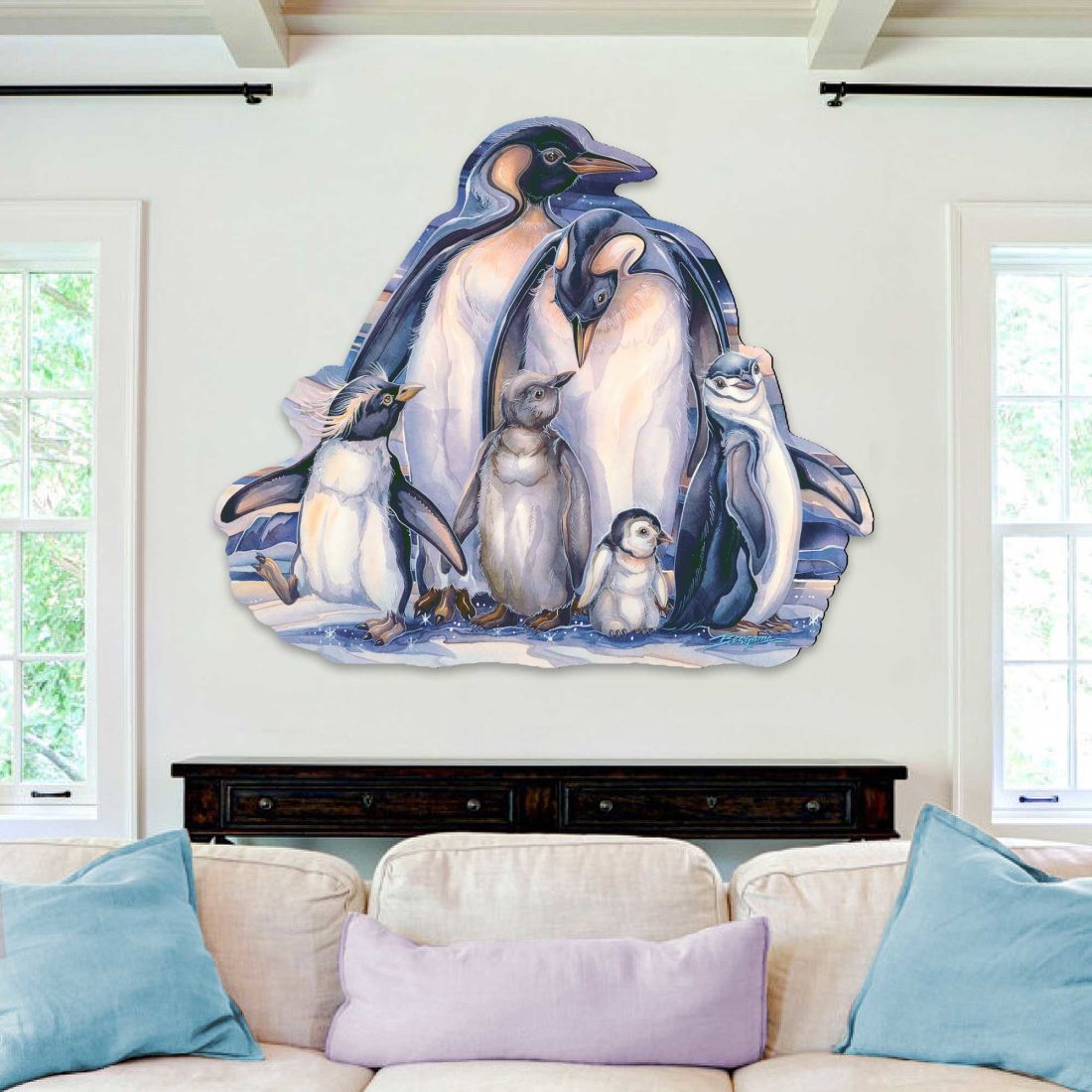 Sno Buddy Like You Wildlife Wall Art - J. Bergsma - Wildlife Holiday Decor - 8591659W-JB