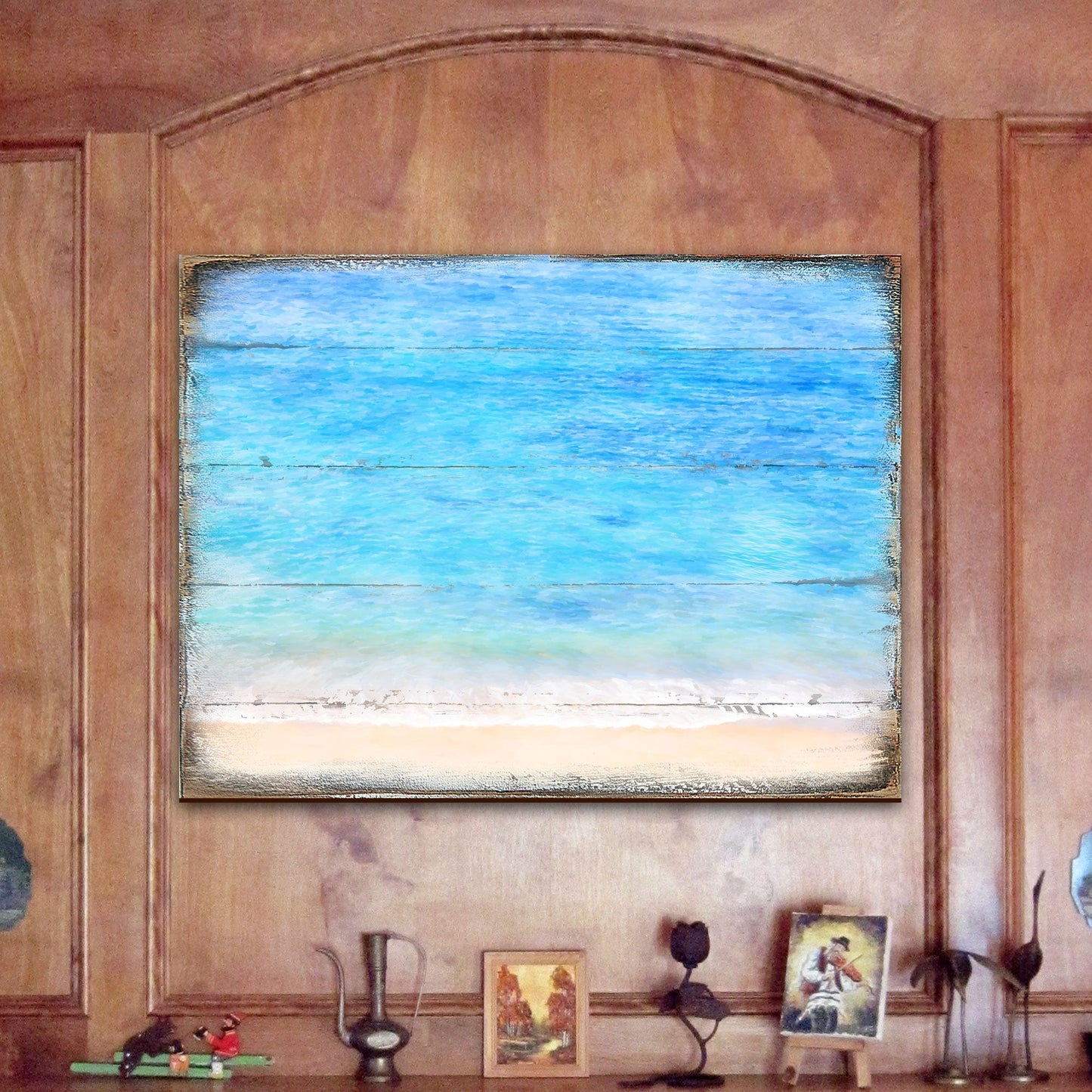 Spataro Beach Wood Handcrafted Wall Home Decor Coastal