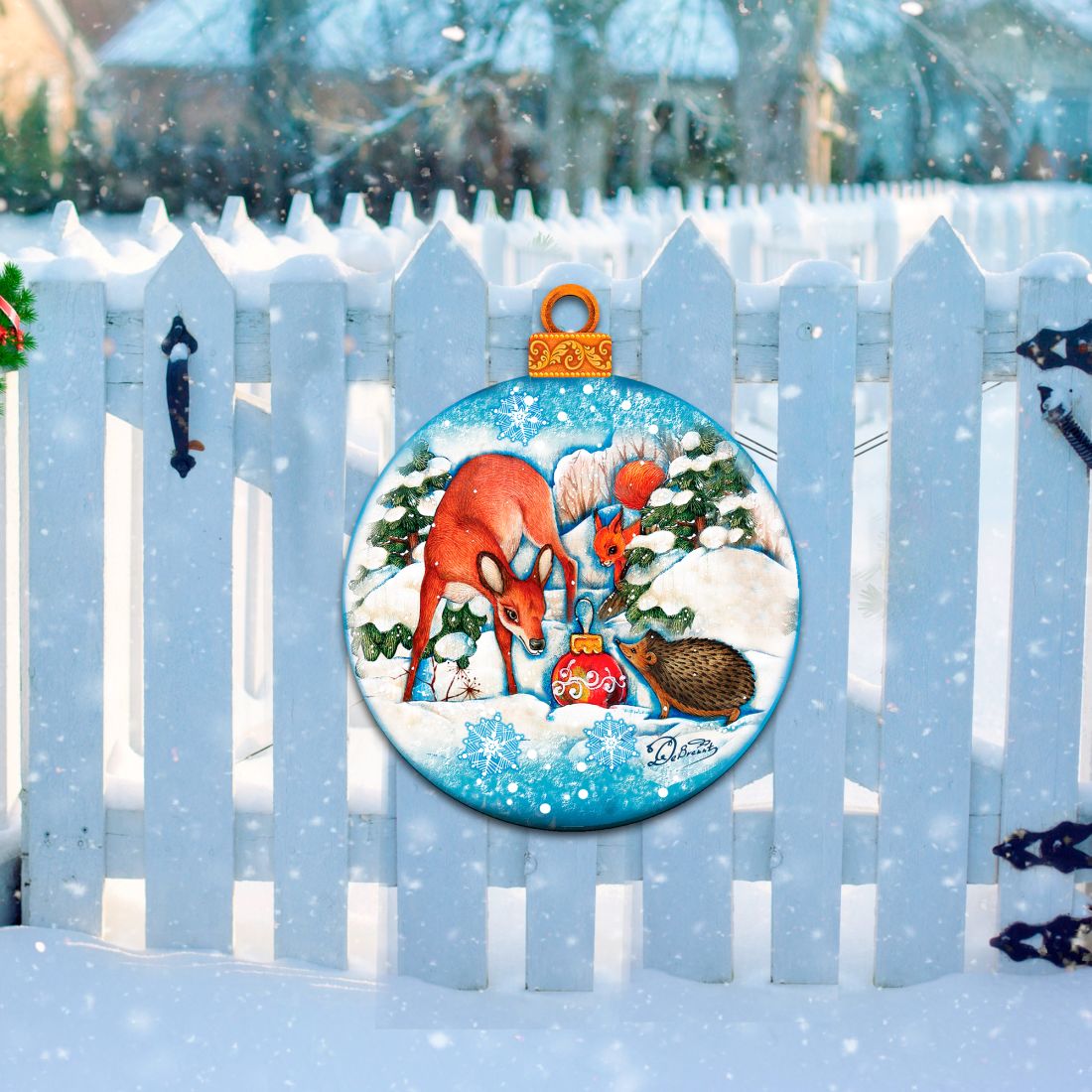 Forest Friends Christmas Door Decor by G. DeBrekht - Christmas Decor - 8173412H