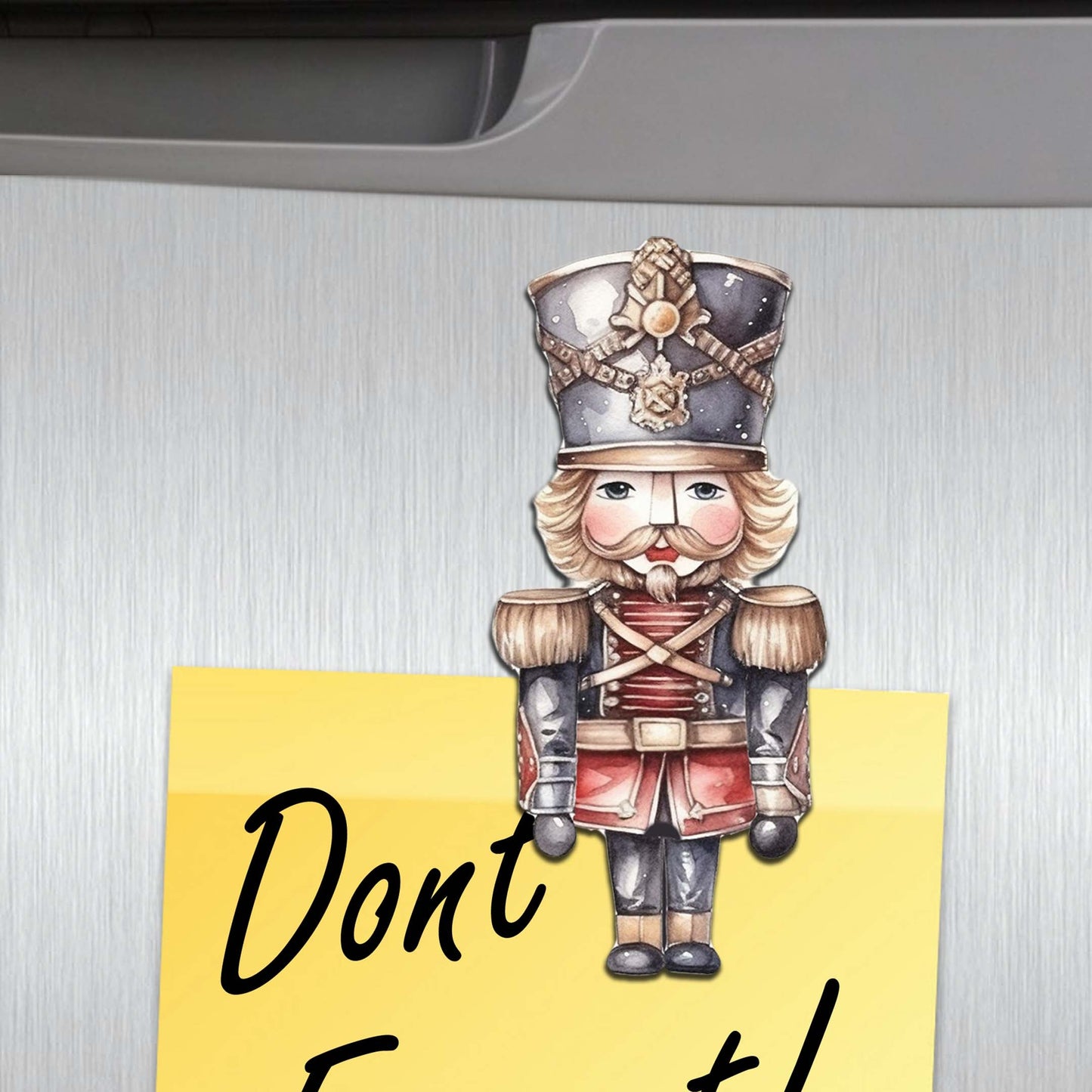 Nutcrackers Decorative Wooden Magnets Set of 6 by G. Debrekht - Christmas Decor - 8090008G-S6