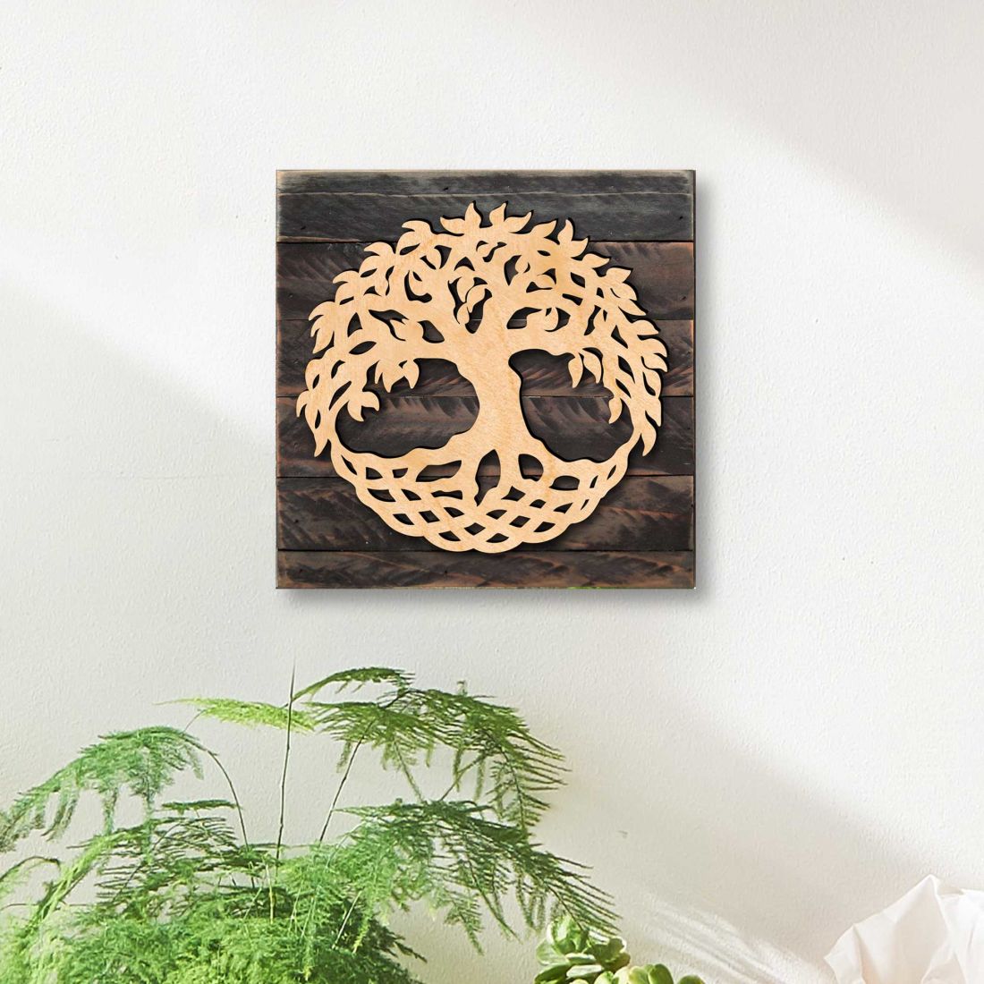 Tree of Life Celtic Art Wooden Wall Art by Celtic Art - Celtic Décor - 953167B