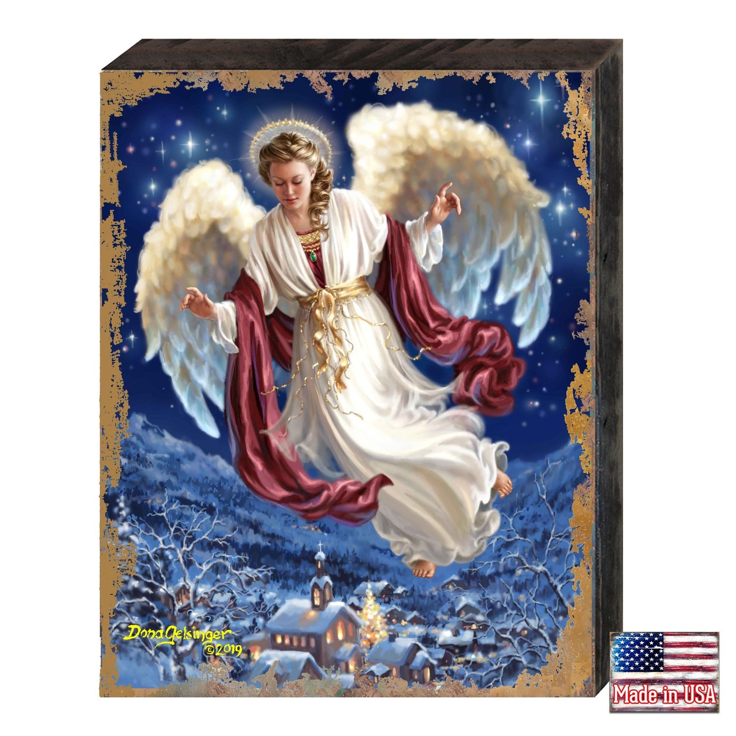 Piece on Earth Wooden Wall Art by D. Gelsinger - Nativity Holiday Décor - 95663B08