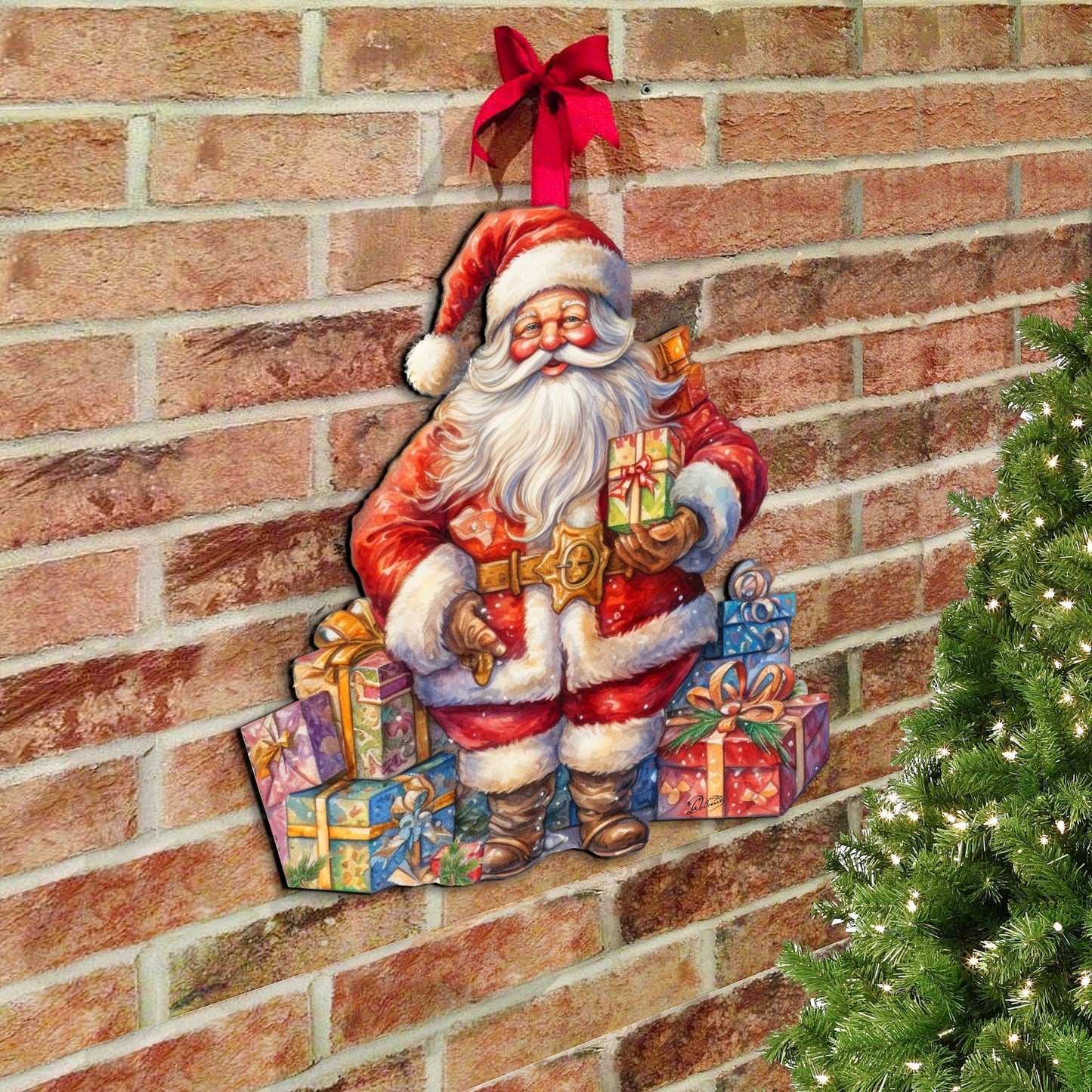 The Joy of Giving Holiday Door Decor by G. Debrekht - Christmas Decor - 8611081H