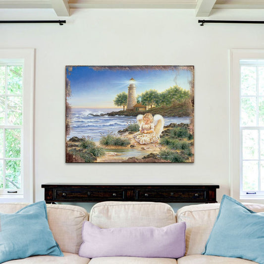 A Little Joy Art Wooden Wall Art by D. Gelsinger - Nativity Holiday Decor - 95653B-9906