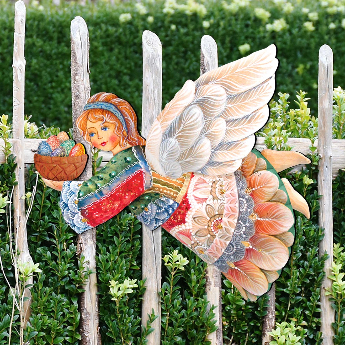 Flying Easter Angel Easter Door Decor by G. DeBrekht - Easter Spring Decor - 8154154H