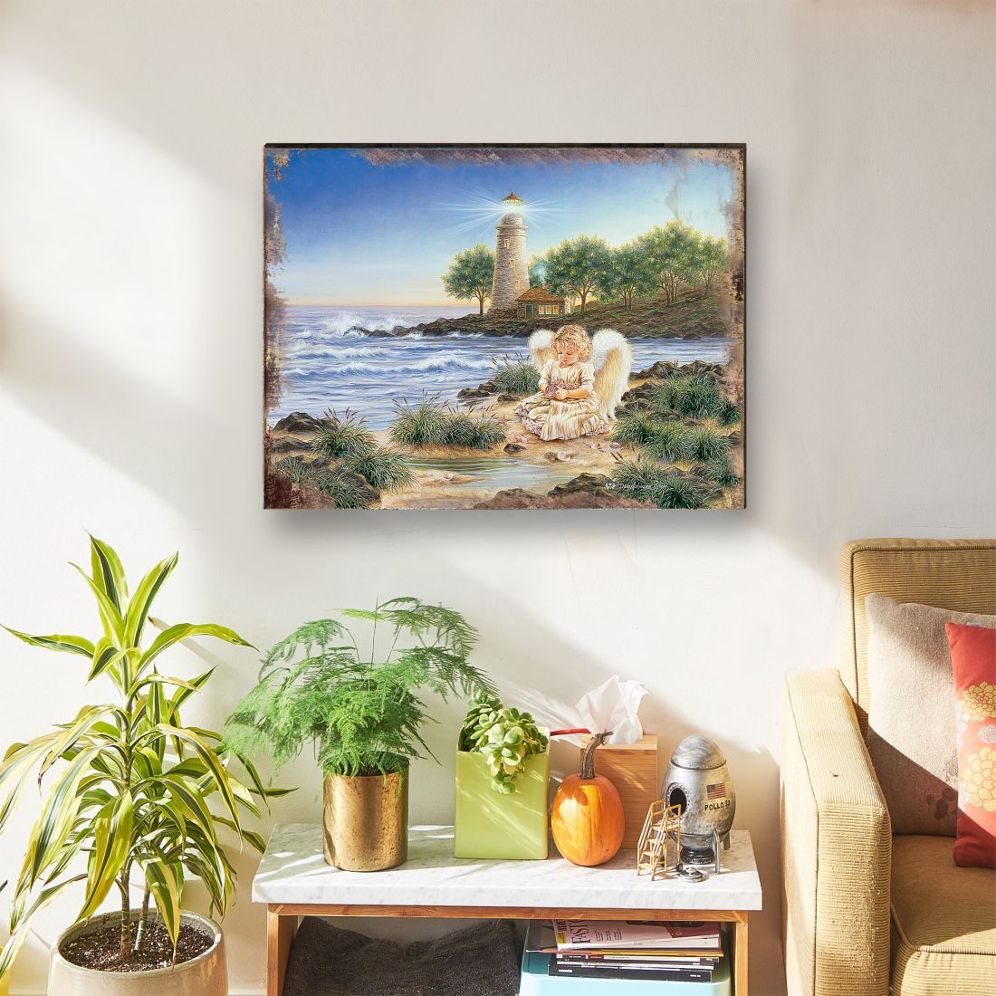 A Little Joy Art Wooden Wall Art by D. Gelsinger - Nativity Holiday Decor - 95653B-9906