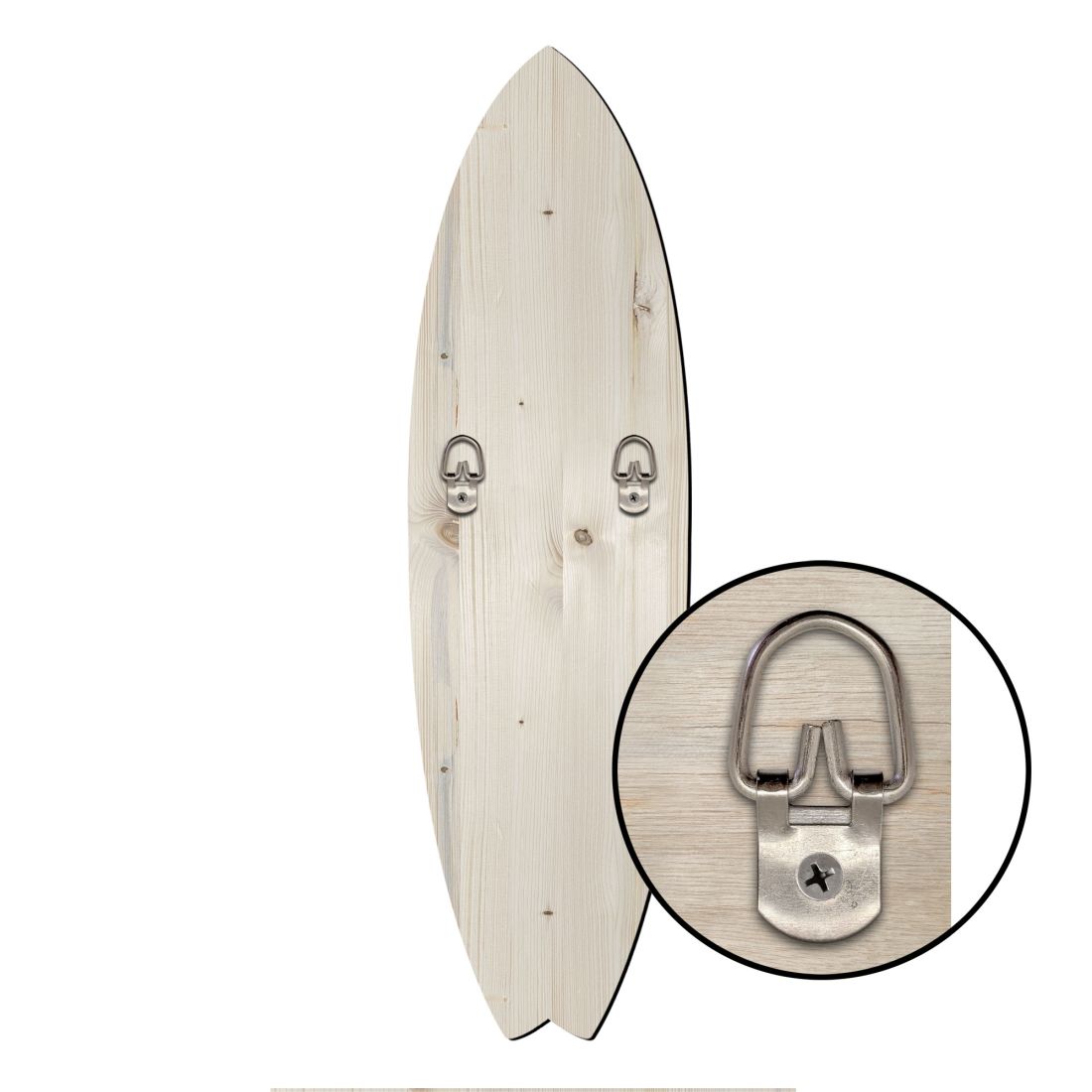 Shark Surfboard Coastal Door Art by G. DeBrekht - Coastal Sea-Life Decor - 8490104HS