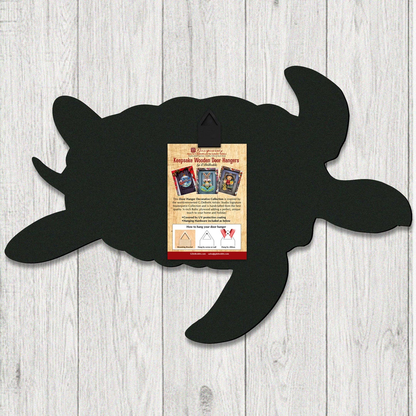 Tropical Mermaid Coastal Door Hanger - Handcrafted Underwater Friends Coastal Wall Art by G. DeBrekht - Coastal Holiday Decor - 81985144H